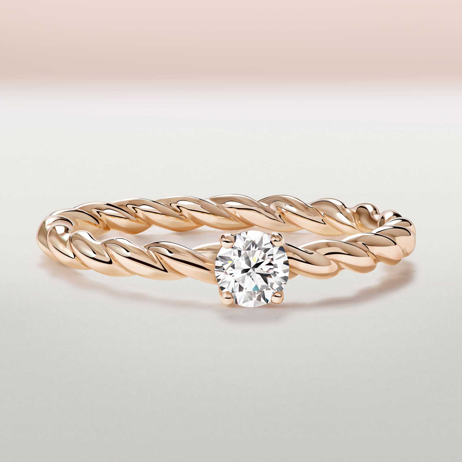 Bague Platine Diamant Capucine 4 mm 4