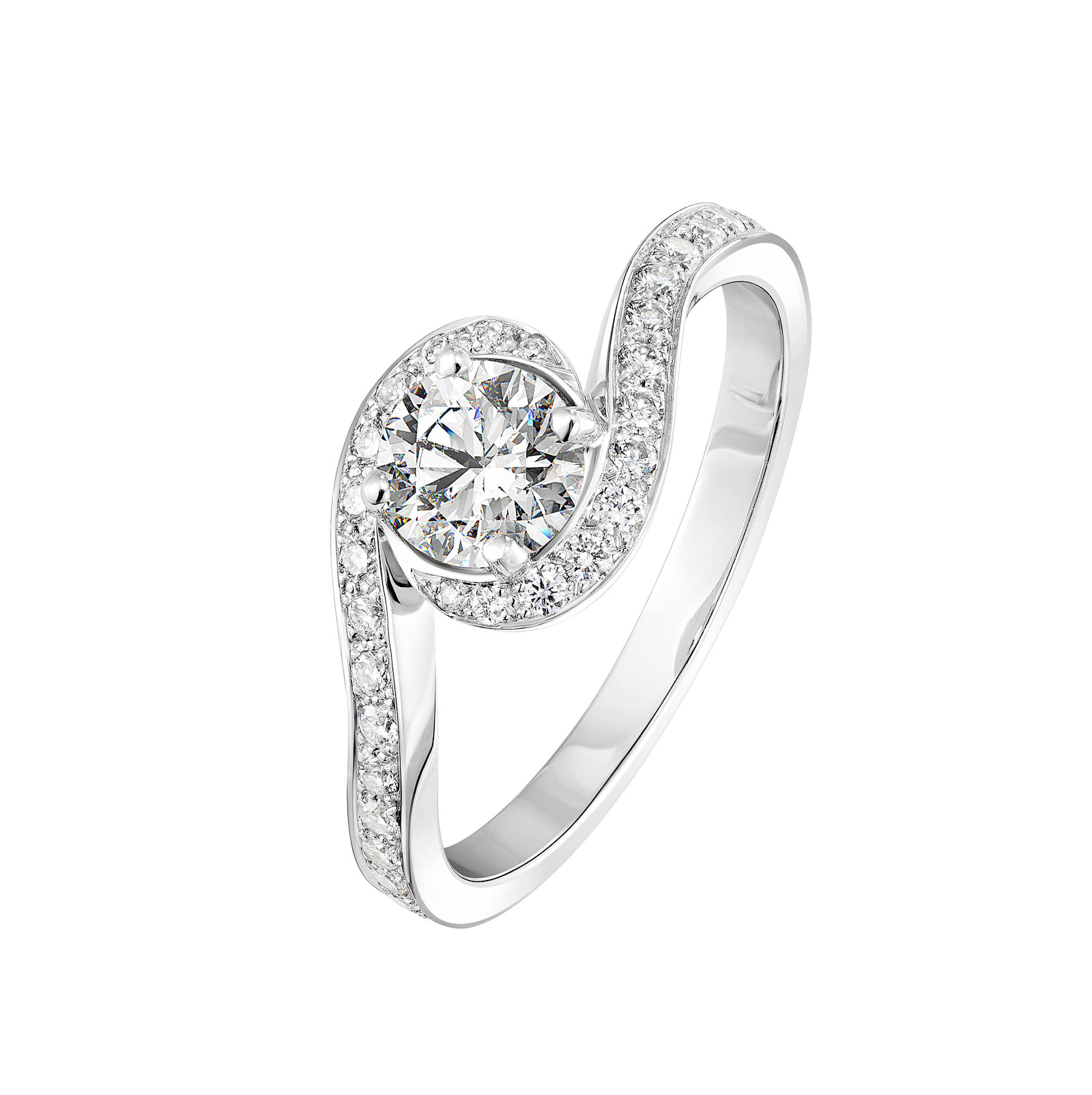 Bague Platine Diamant Amelia 1
