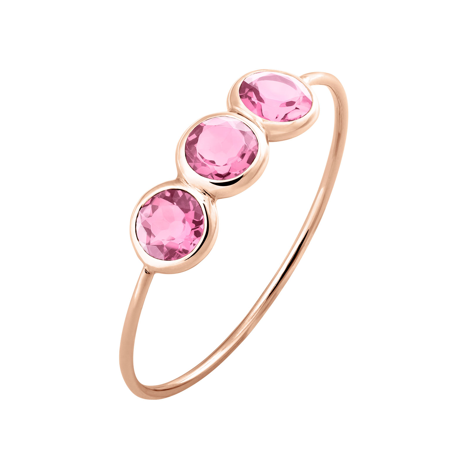 Bague Or rose Tourmaline Gemmyorama Trio 1