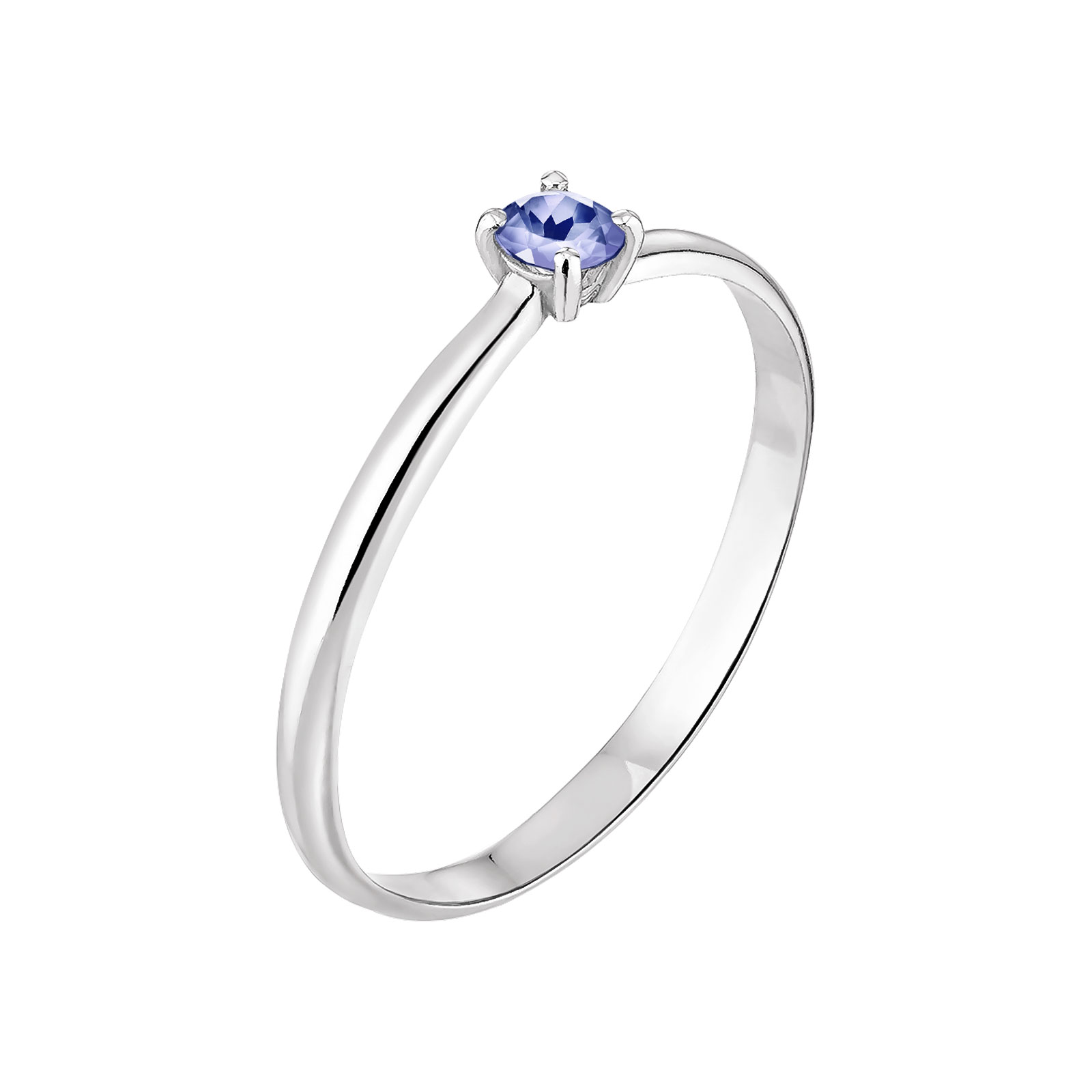Bague Or blanc Tanzanite Mini Lady 1