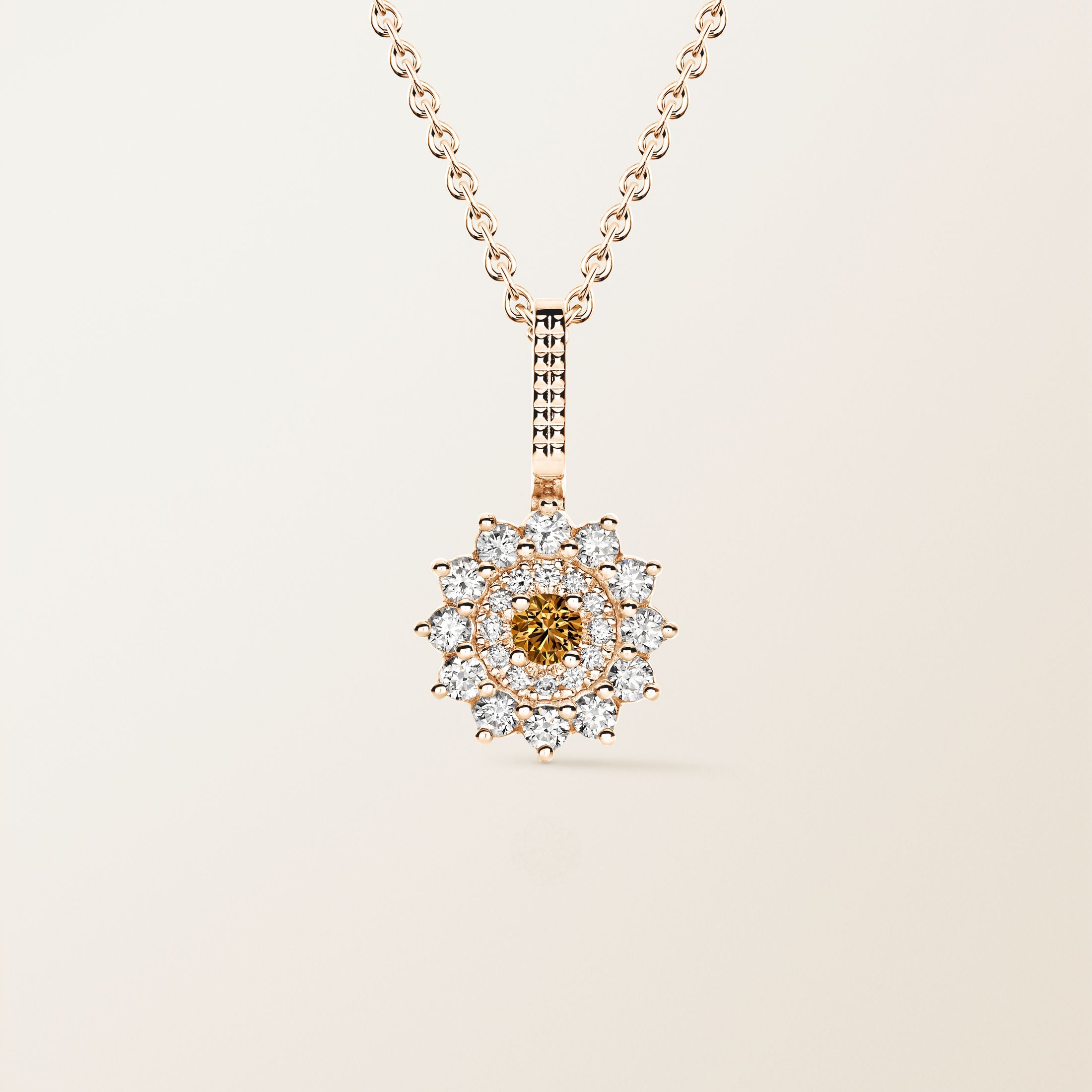 Or rose, Diamant Cognac