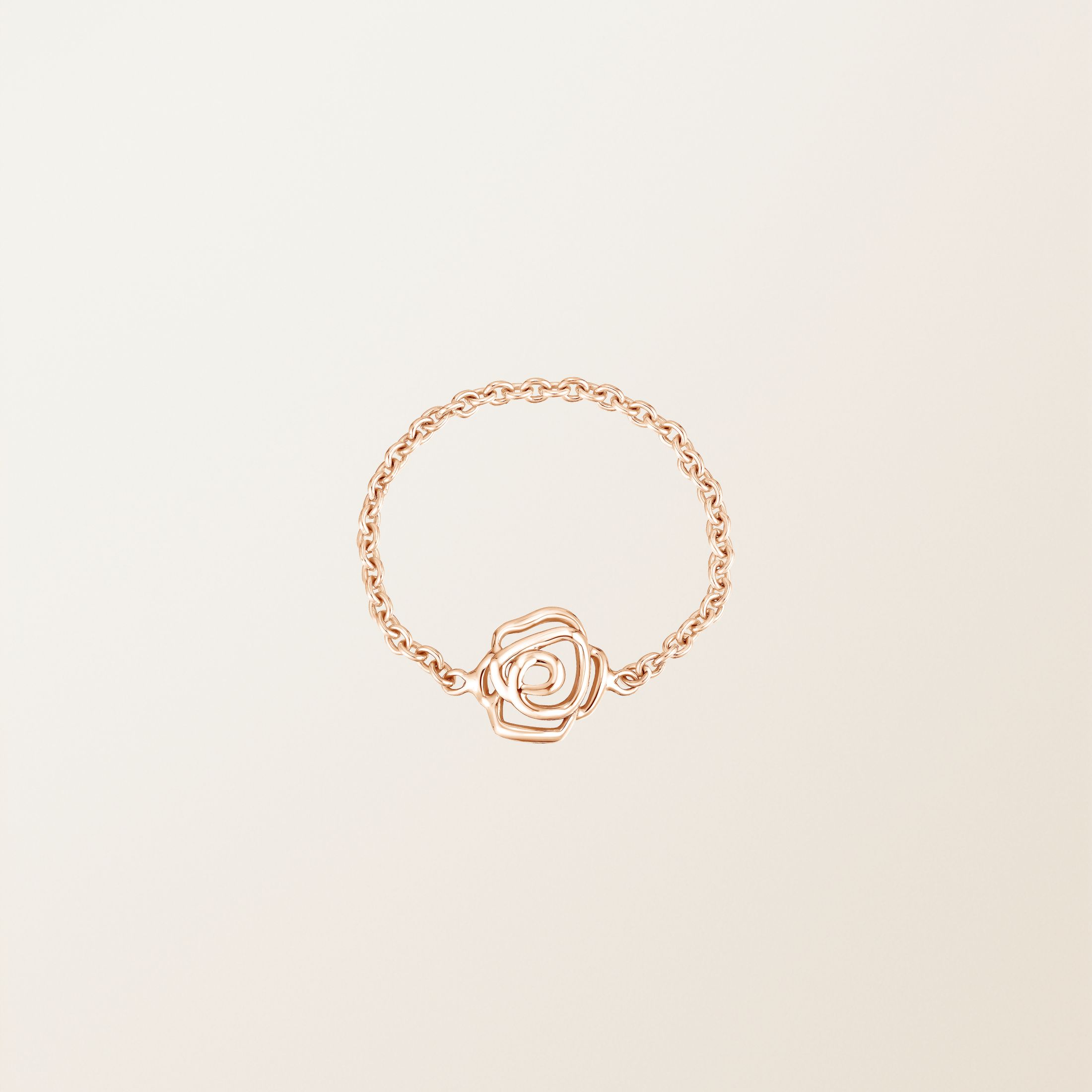 Bague Or rose 18 cts PrimaRosa Maillons