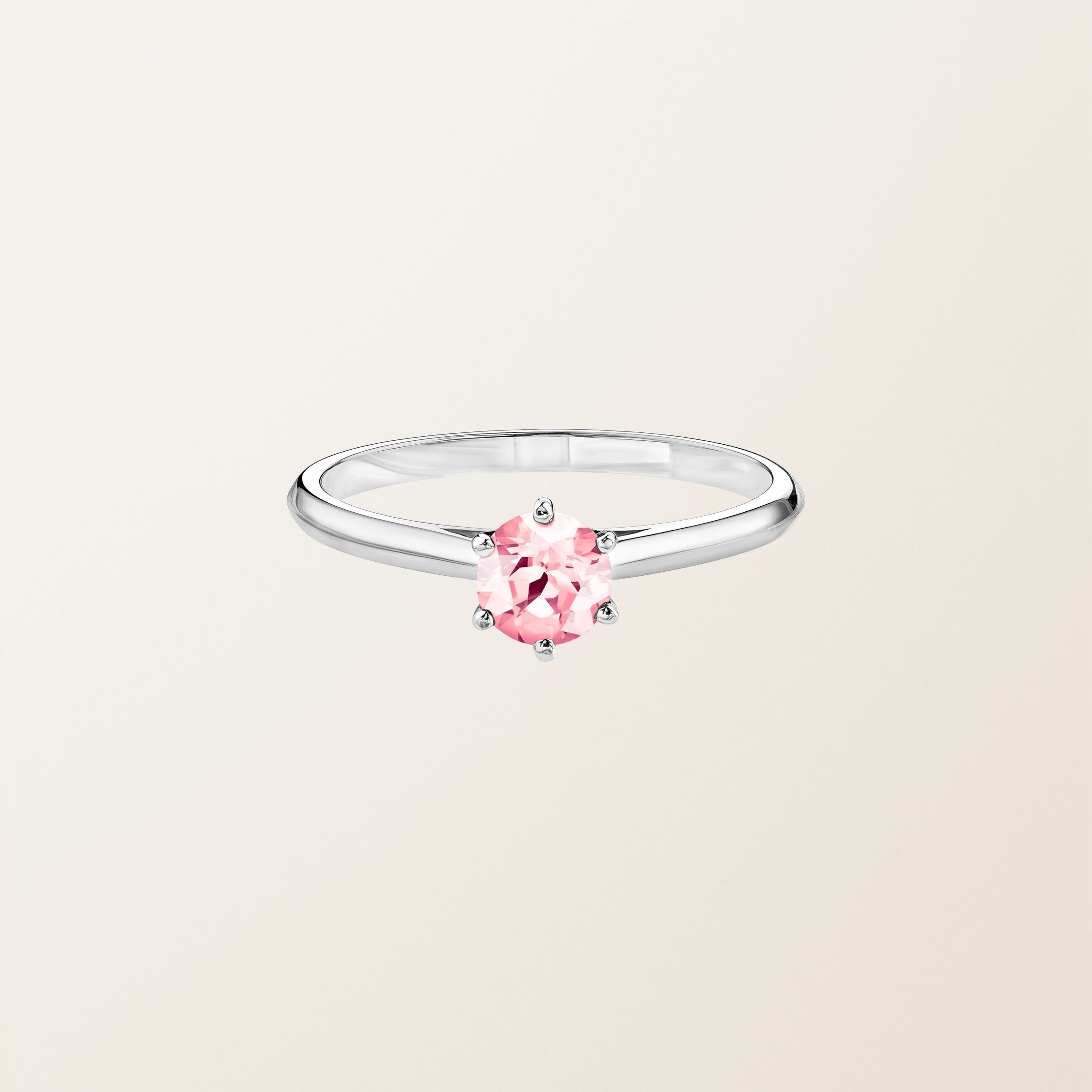 Bague Or blanc 18 cts Tourmaline Little Lady