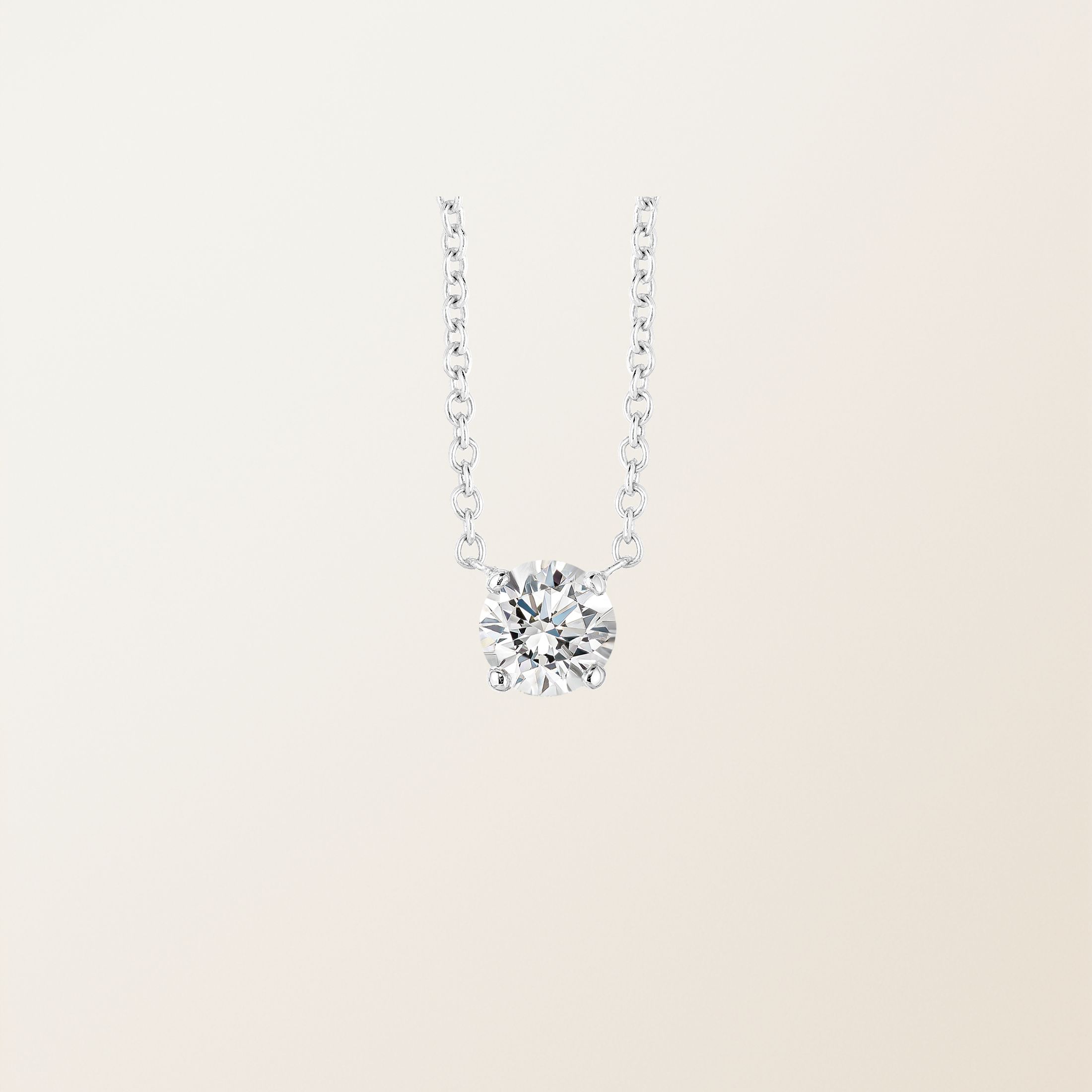 Lady XL White Gold Diamond Pendant