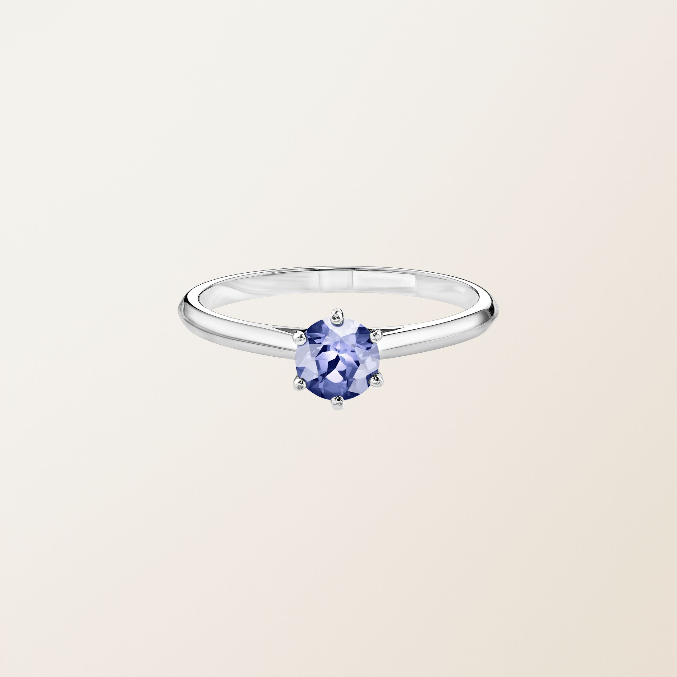Bague Or blanc 18 cts Tanzanite Little Lady