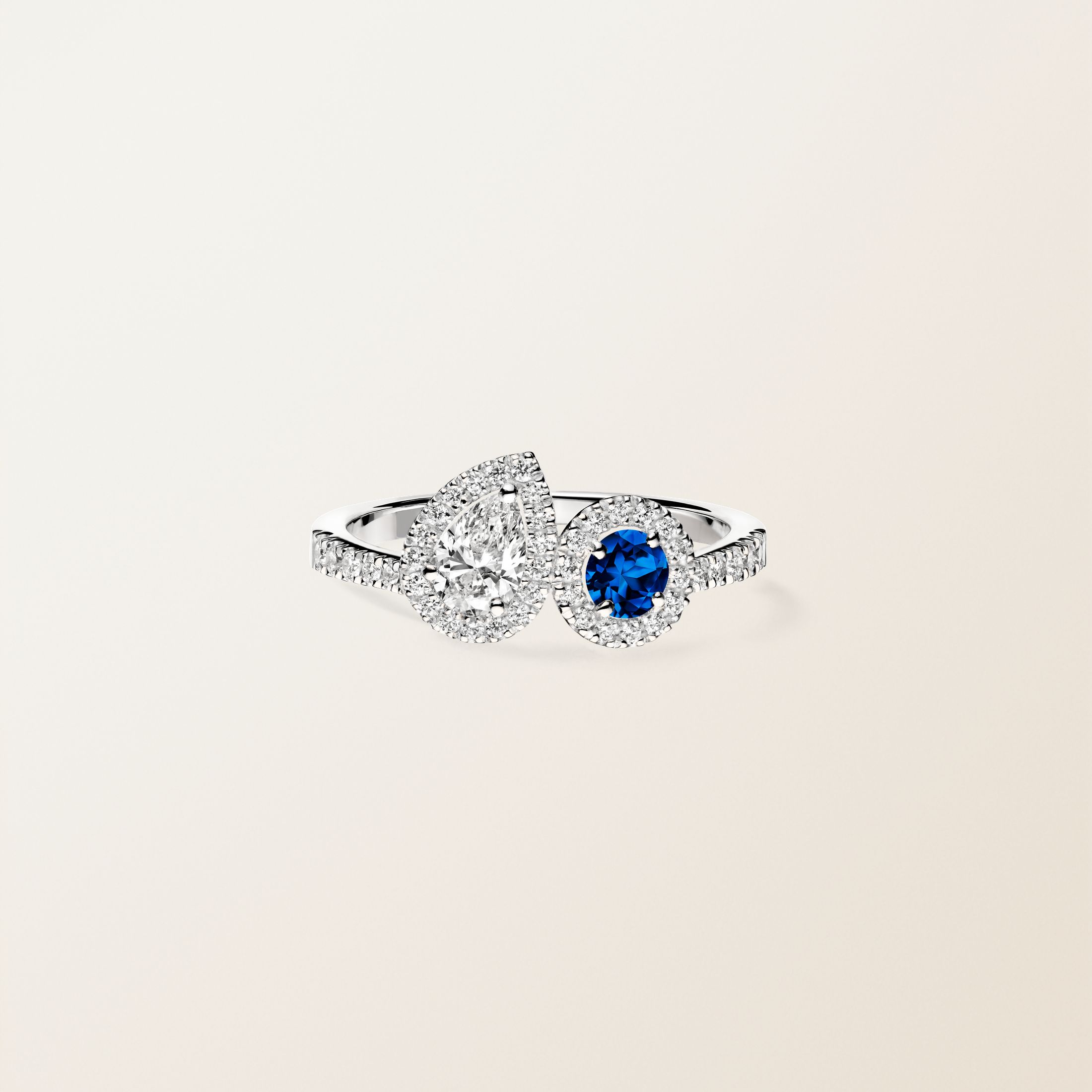 AlterEgo Poire M White Gold Sapphire Ring