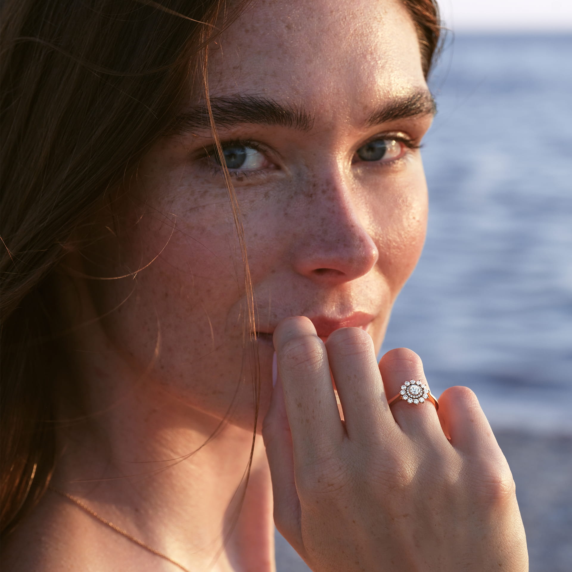 Bague Or jaune Diamant Mini Lefkos 4