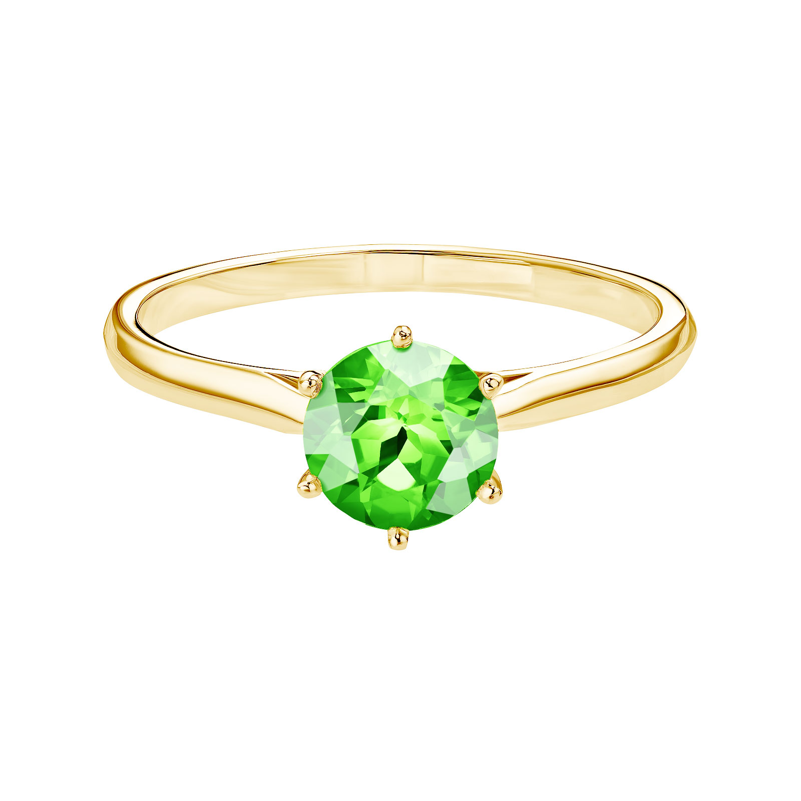 Bague Or jaune Tsavorite Lady 1