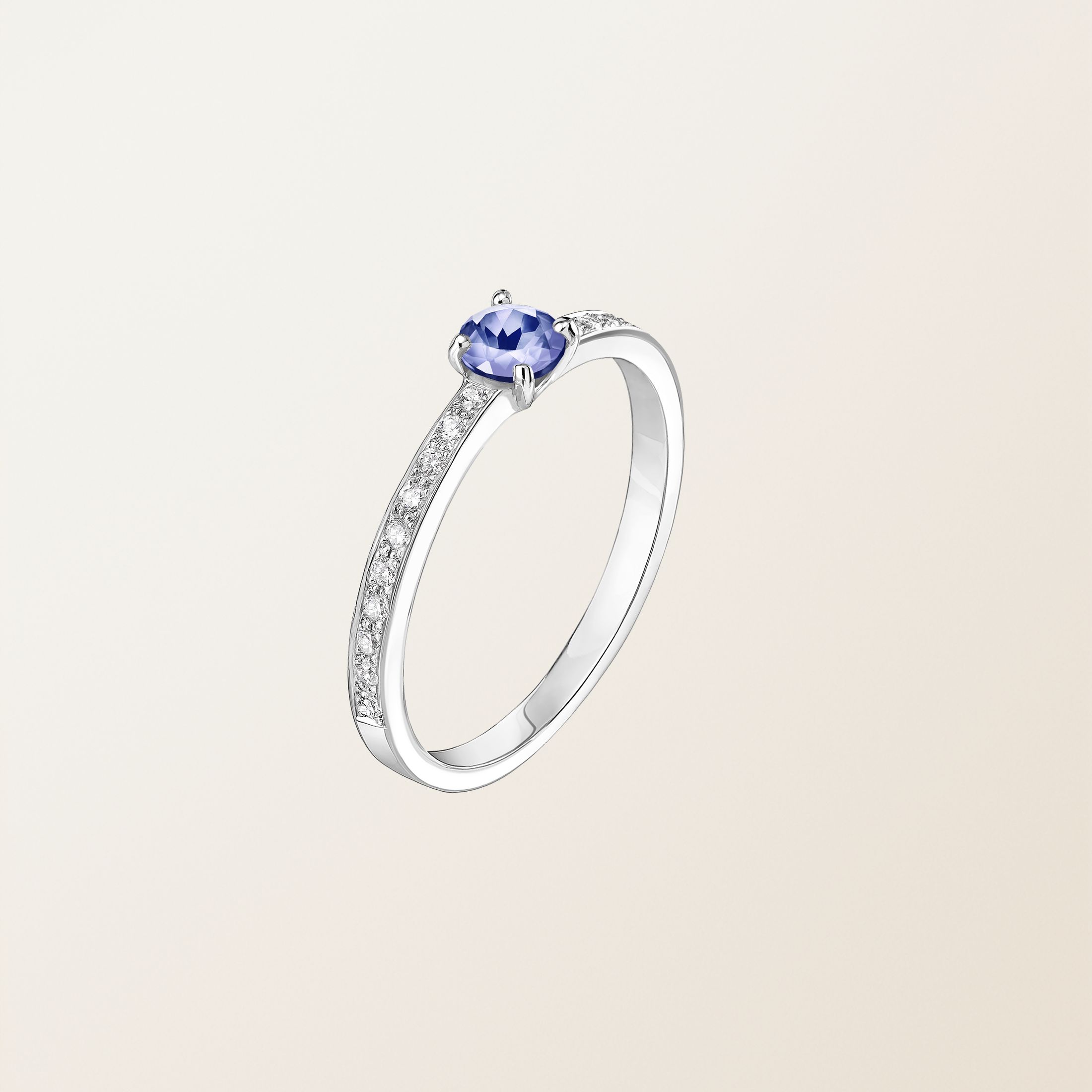 Bague Platine Tanzanite Milady