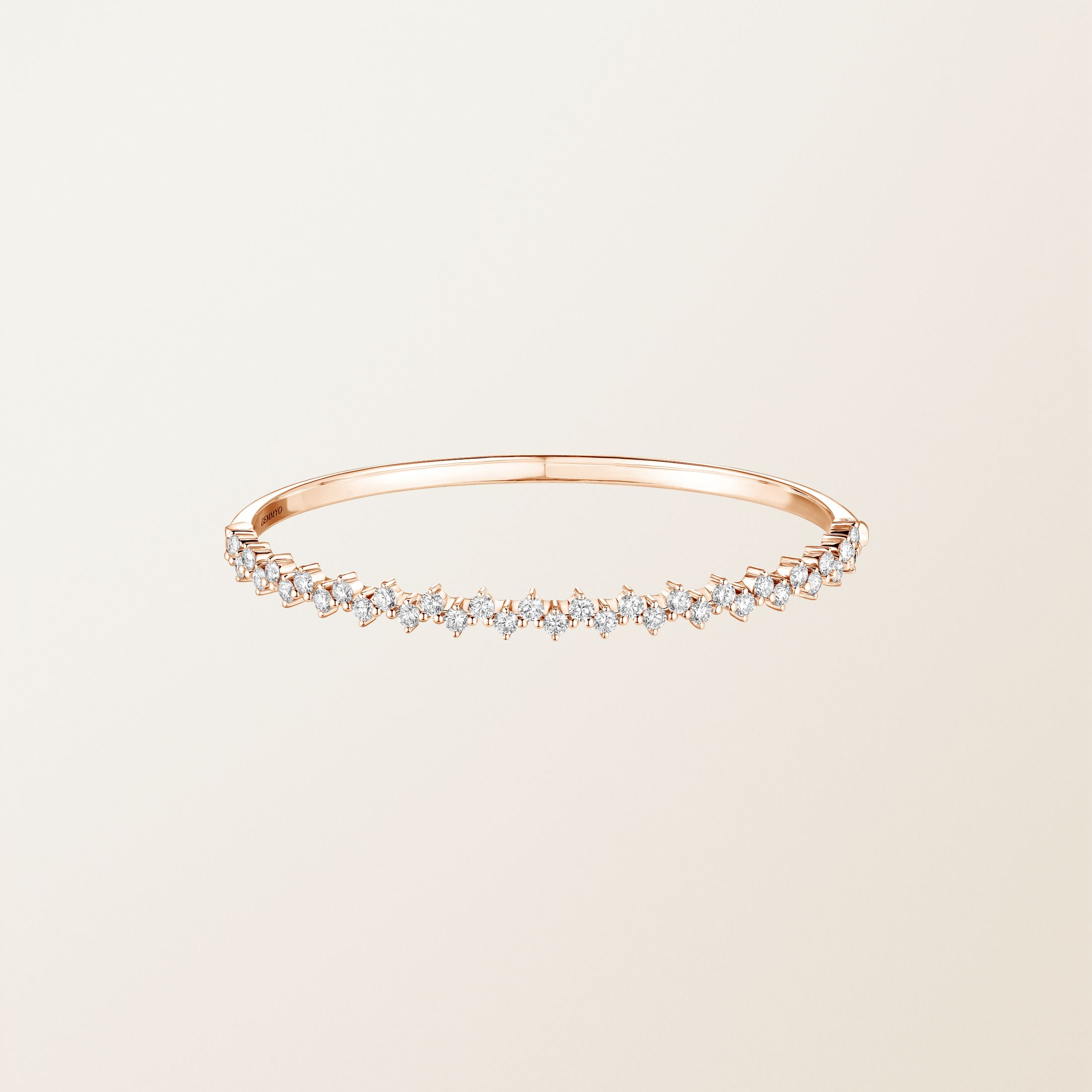 Bracelet Or rose 18 cts Diamant Paris 1901 M