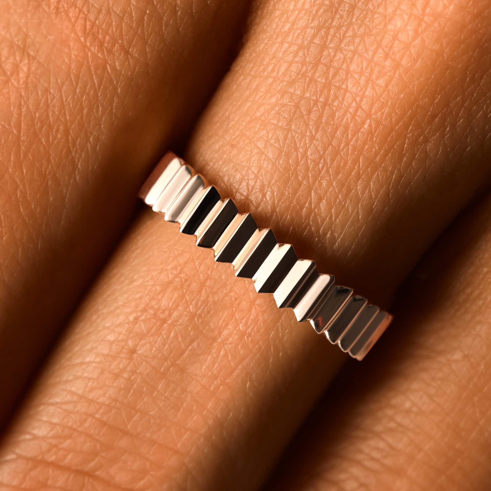 Bague Or blanc Entaille S 3