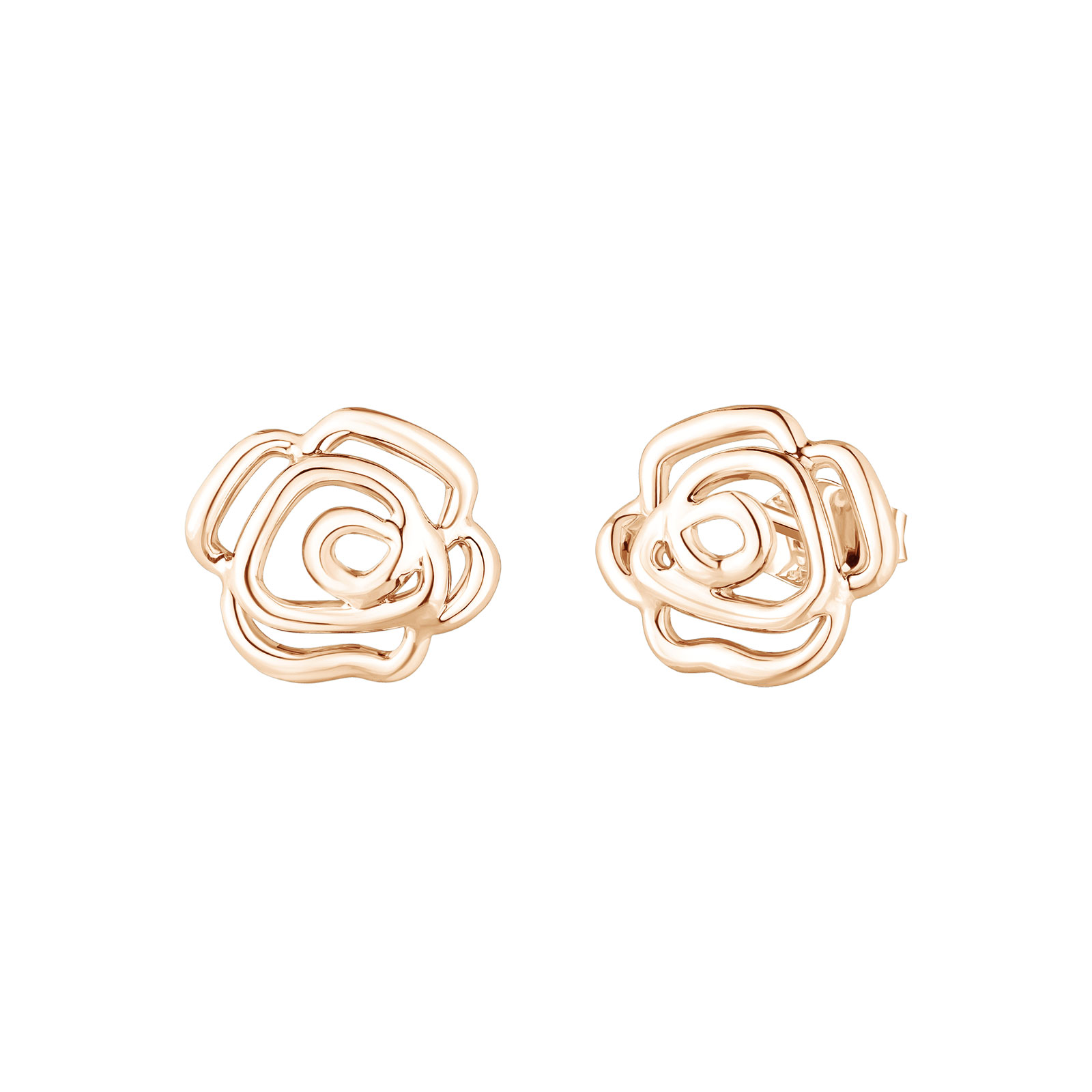 Boucles d'oreilles Or rose PrimaRosa 1