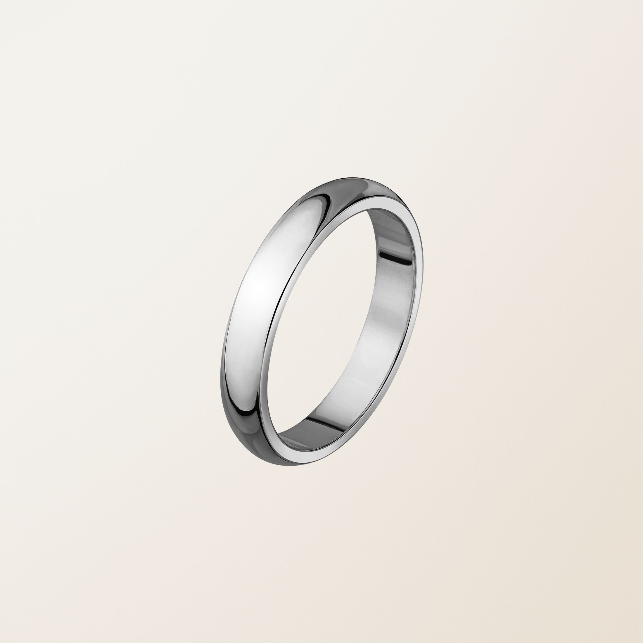リング 18金ブラックゴールド ‰ Gaillon 4 mm