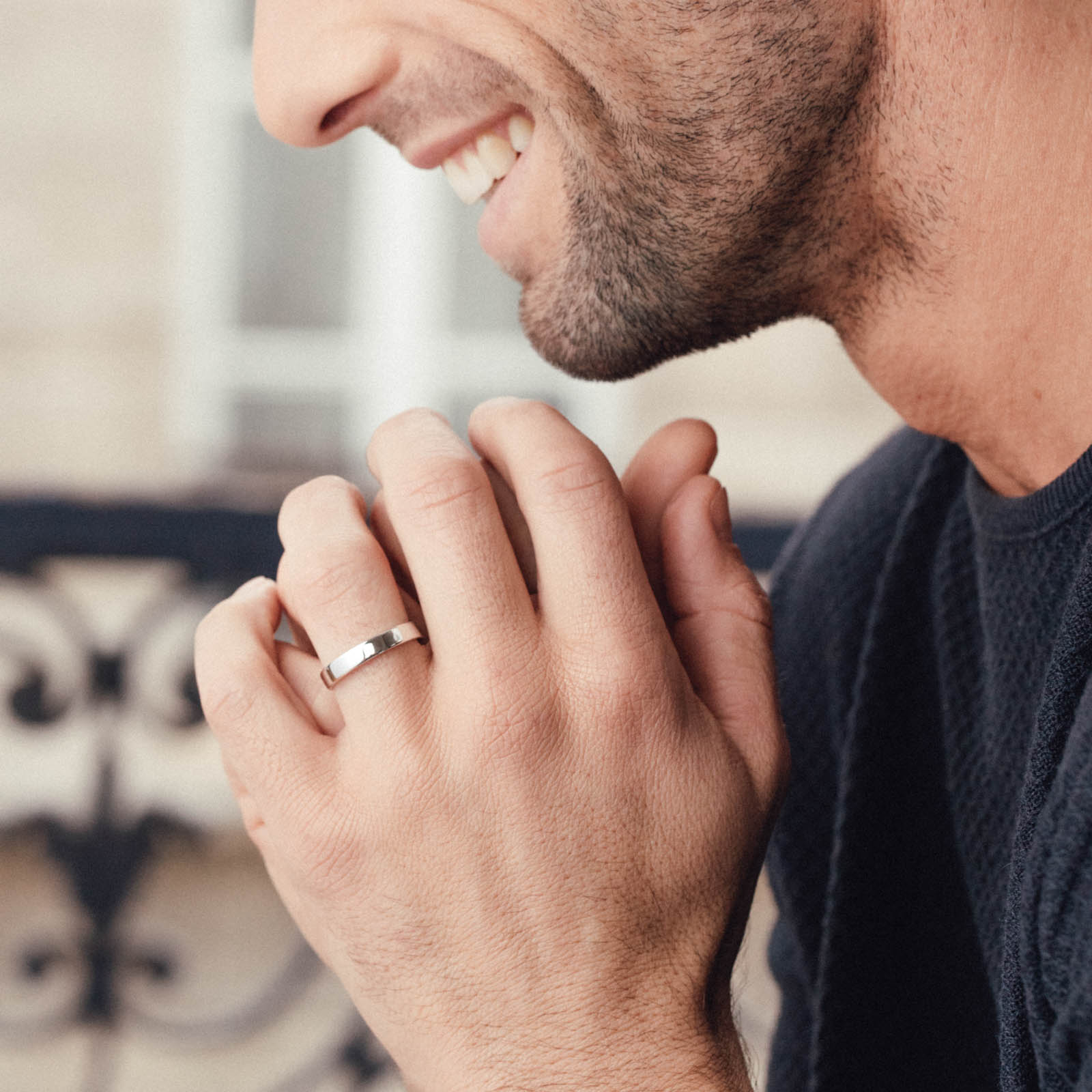 結婚指輪 ブラックゴールド ‰ Arsenal 4 mm 4