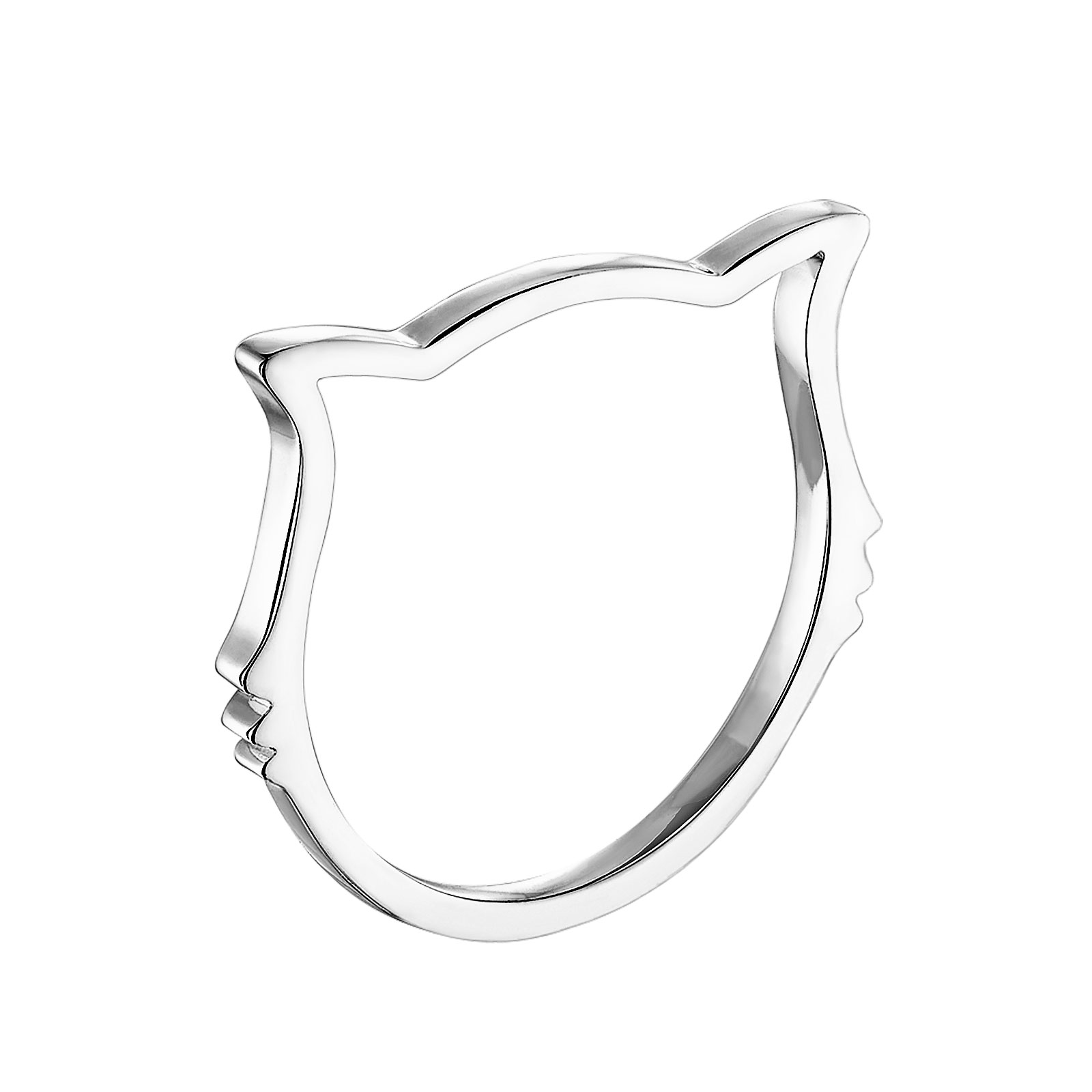 Bague Argent Miaou 1