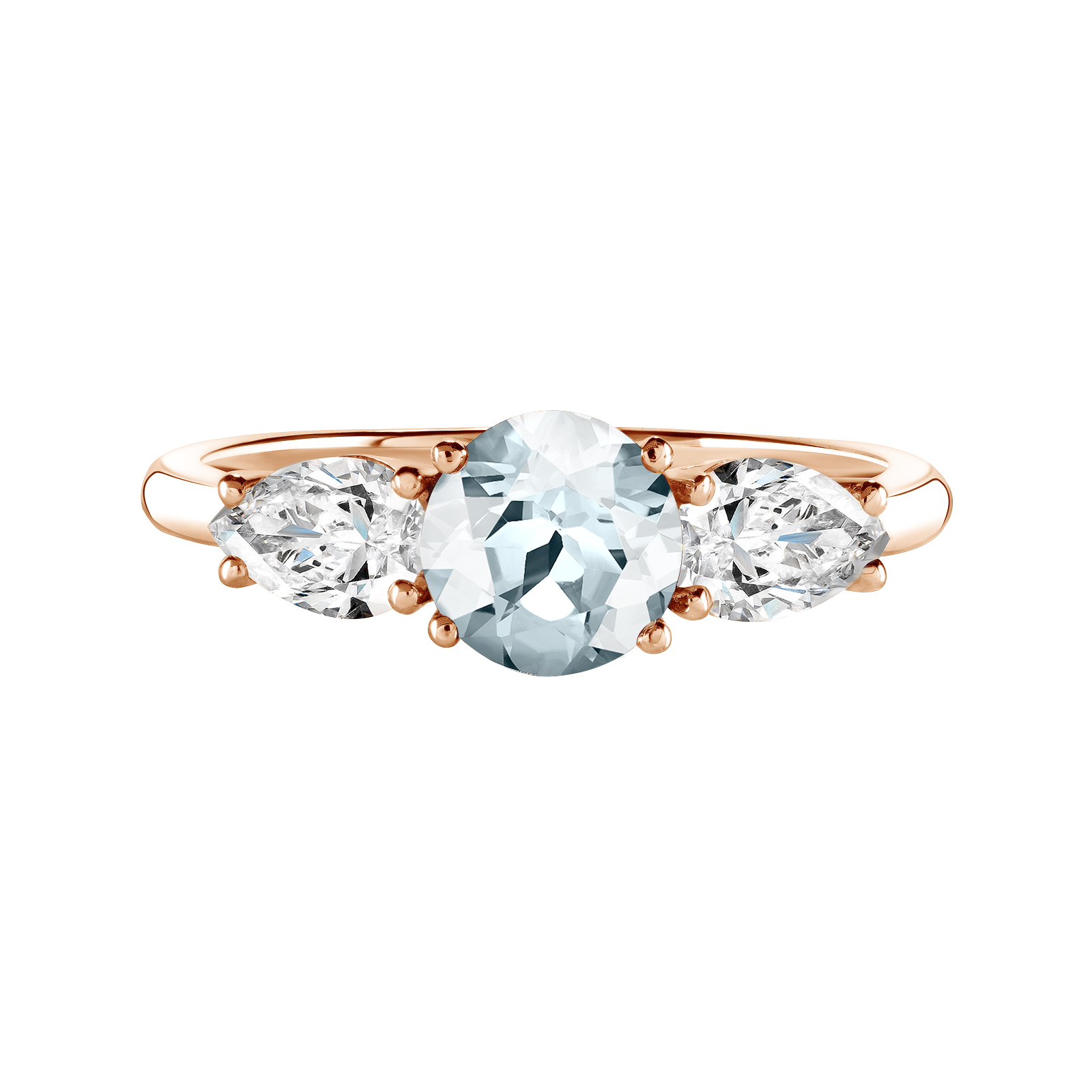 DOLLY-BIJOUX BAGUE T60 Rhodié Pavé et Sertie Diamant Cz Bicolore Argent