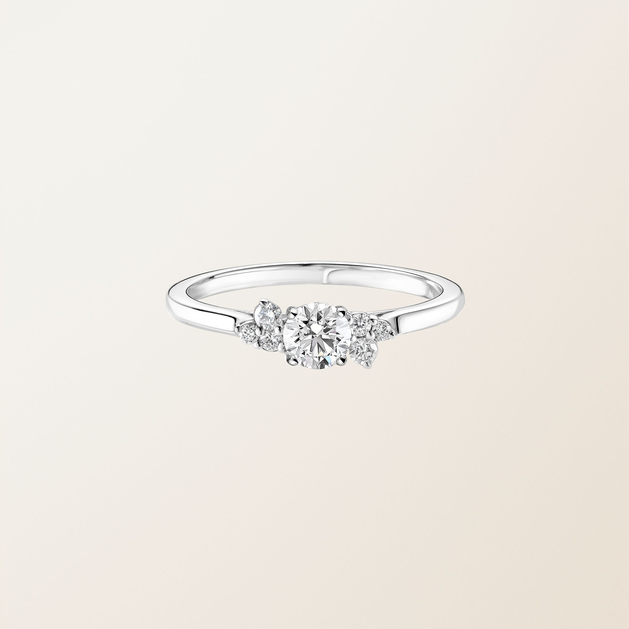 Bague Or blanc 18 cts Diamant Baby EverBloom 0,4 ct