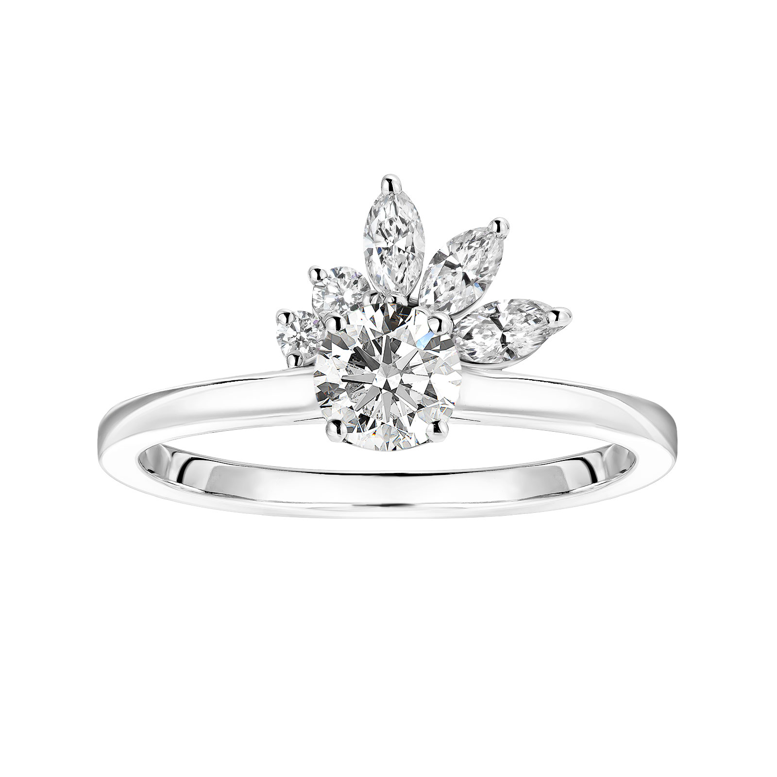 Bague Platine Diamant Little EverBloom 1