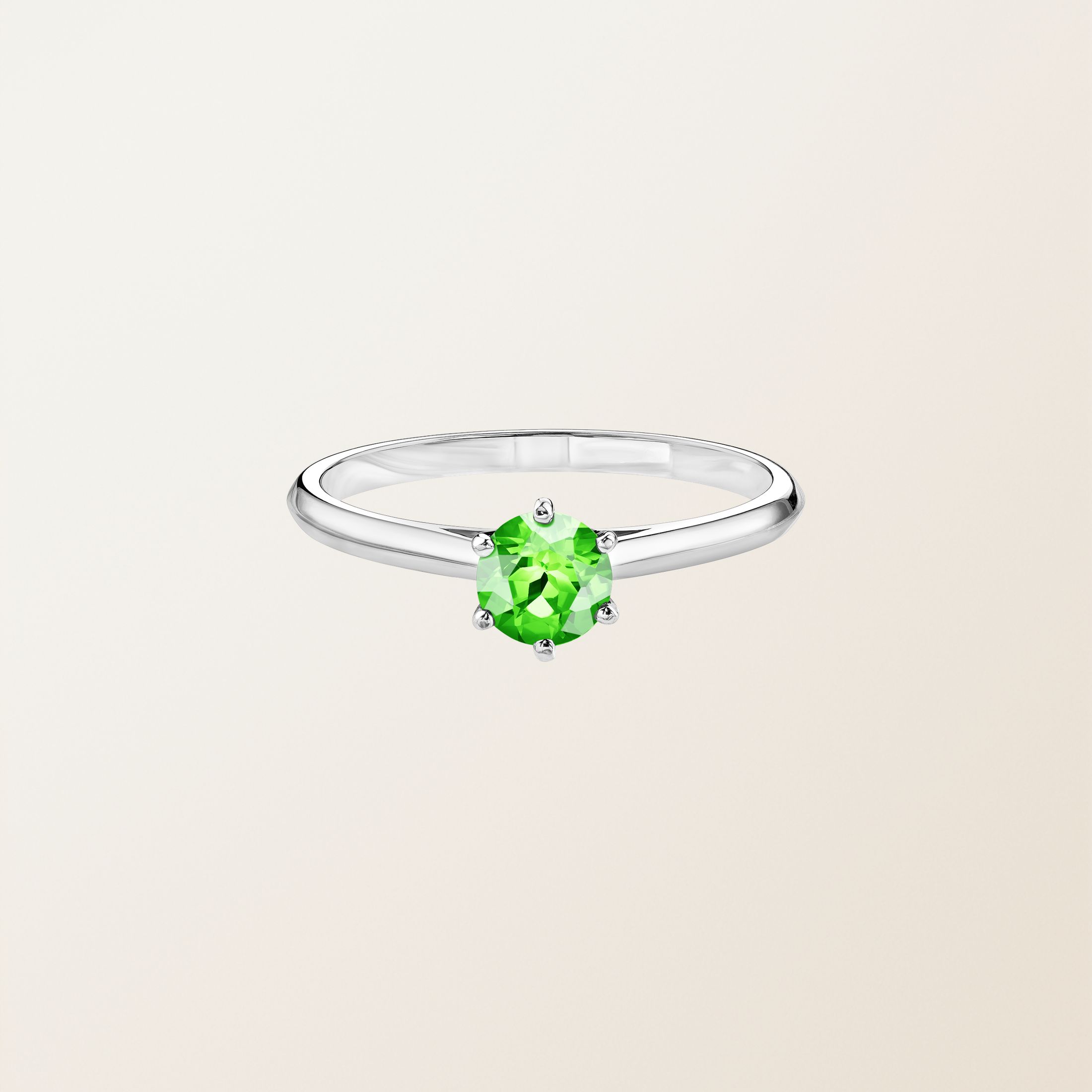 Bague Or blanc 18 cts Tsavorite Little Lady