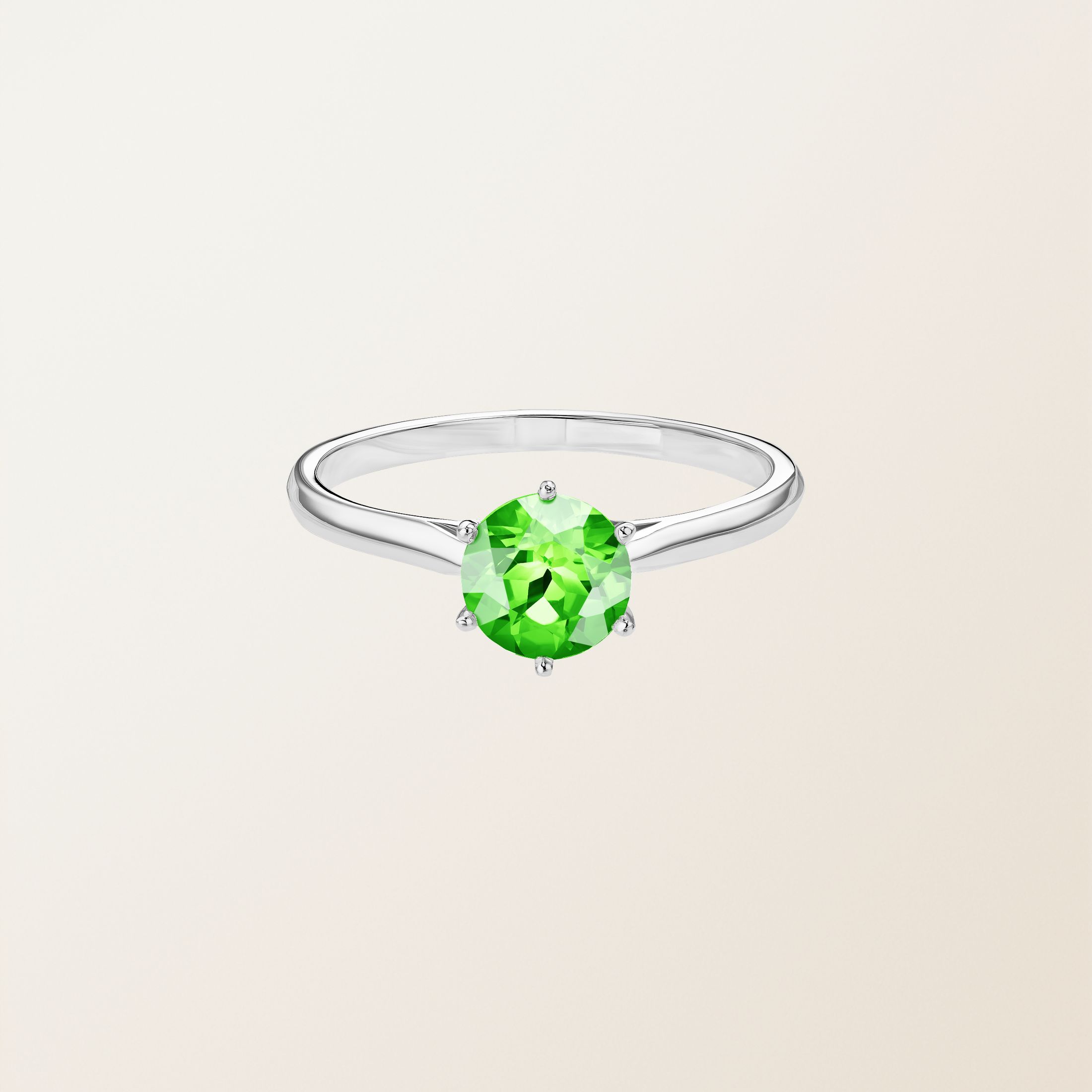 Bague Or blanc 18 cts Tsavorite Lady