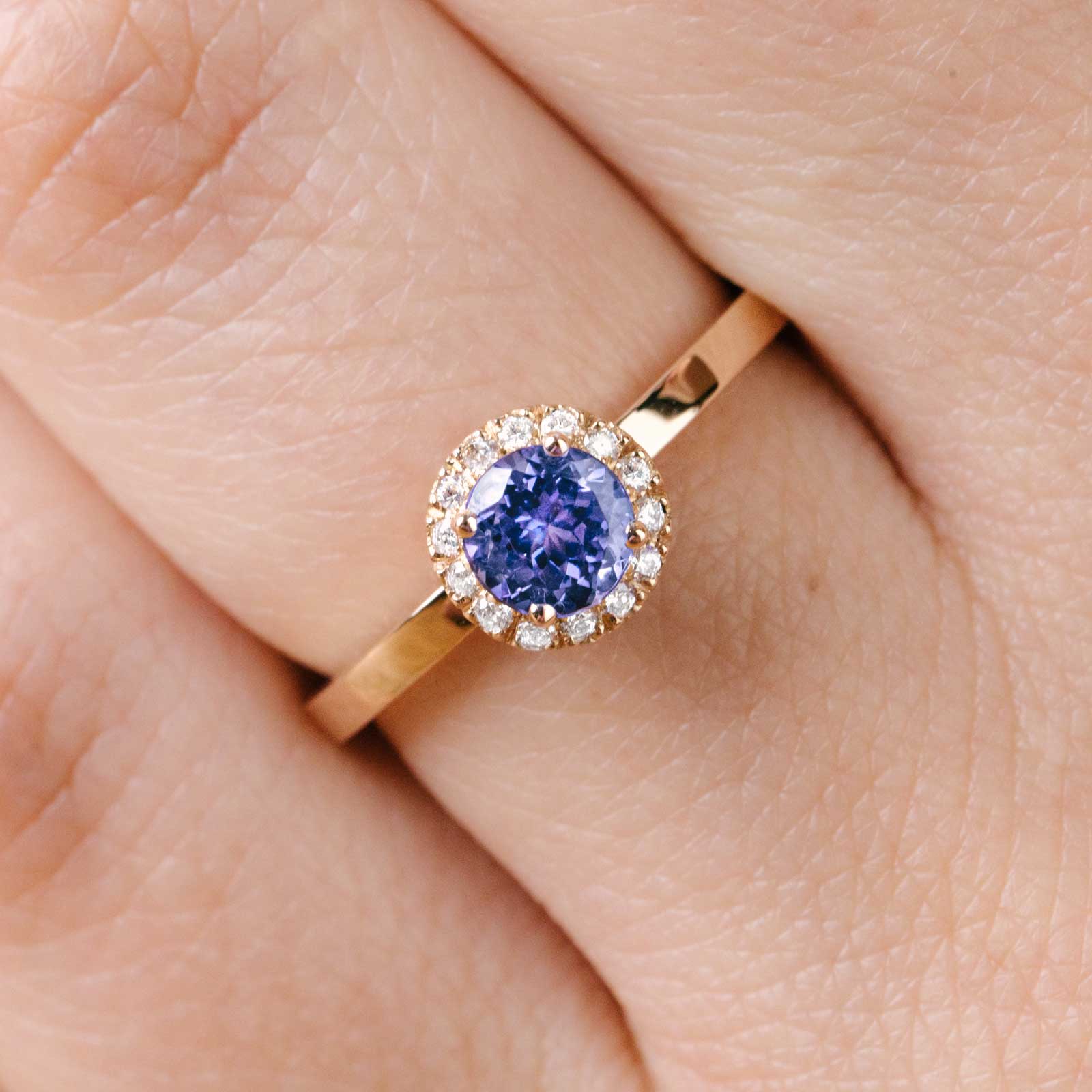 Ring White gold Tsavorite and diamonds Rétromantique M 3