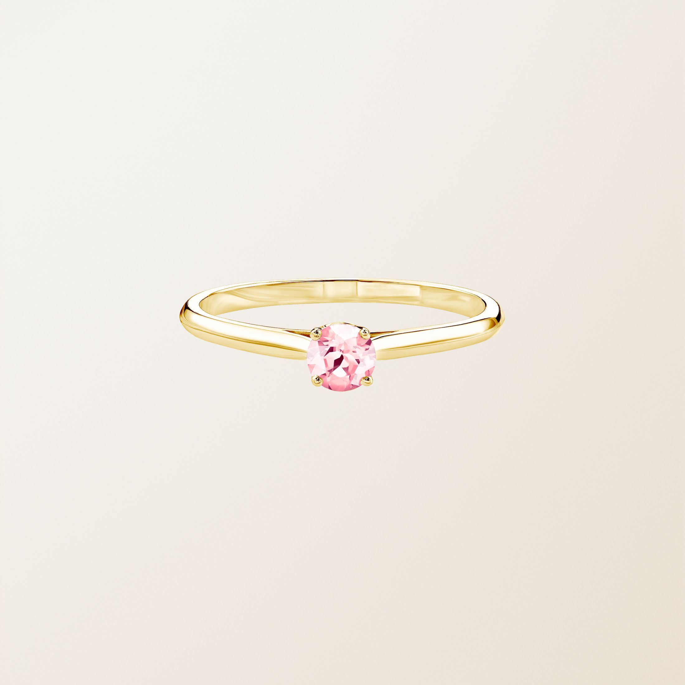 Bague Or jaune 18 cts Tourmaline Baby Lady