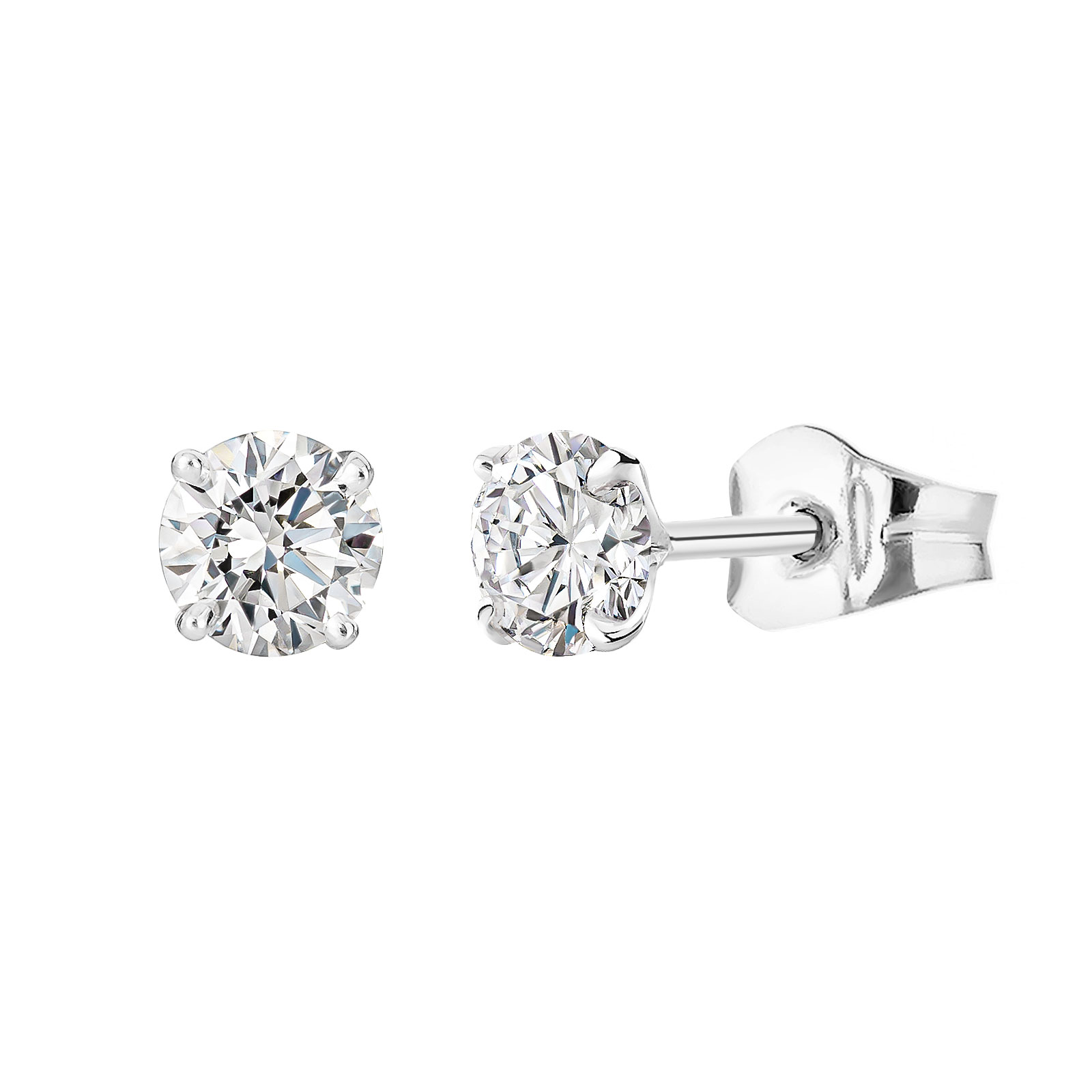 Boucles d'oreilles Or blanc Diamant Lady XL 1