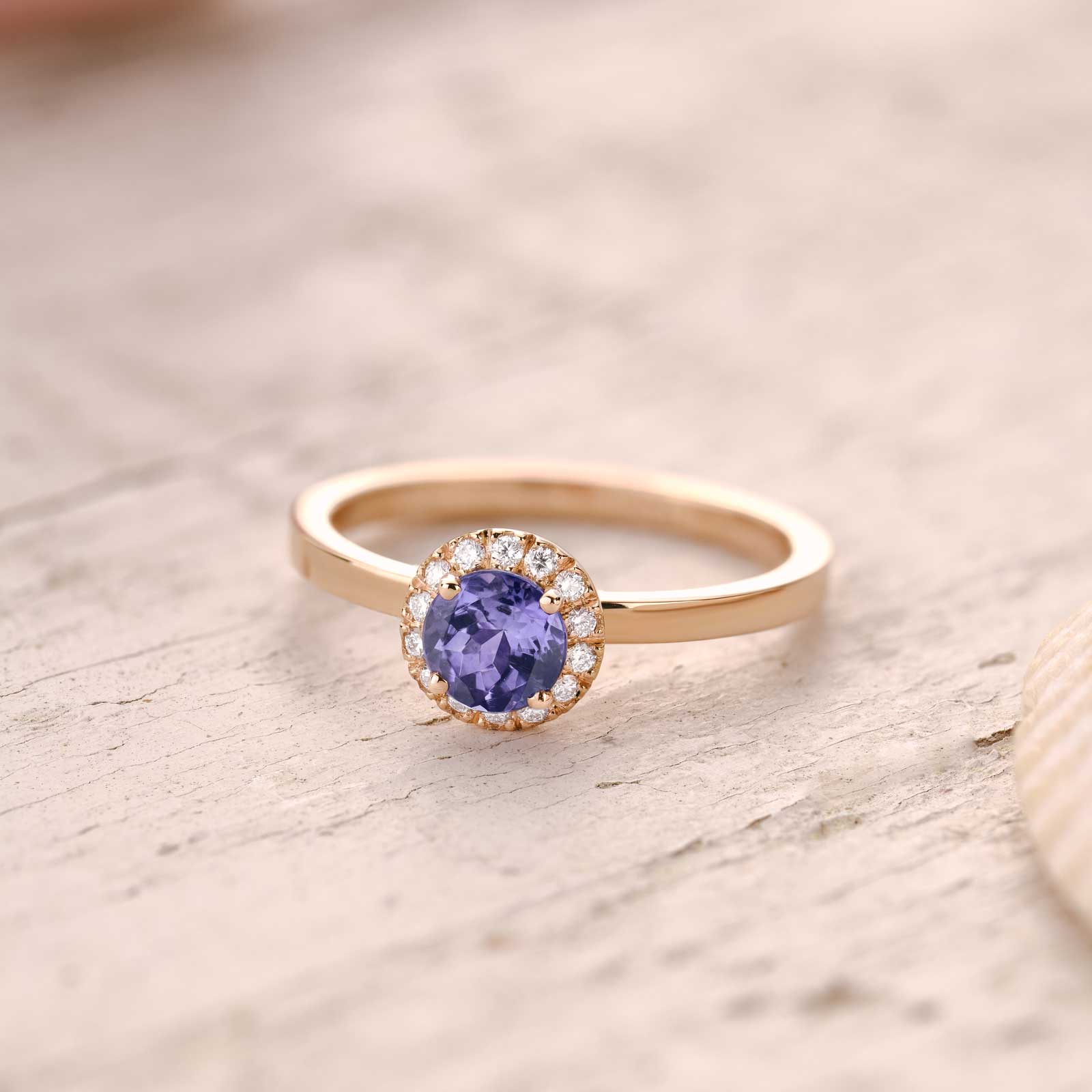 Ring White gold Tsavorite and diamonds Rétromantique M 5