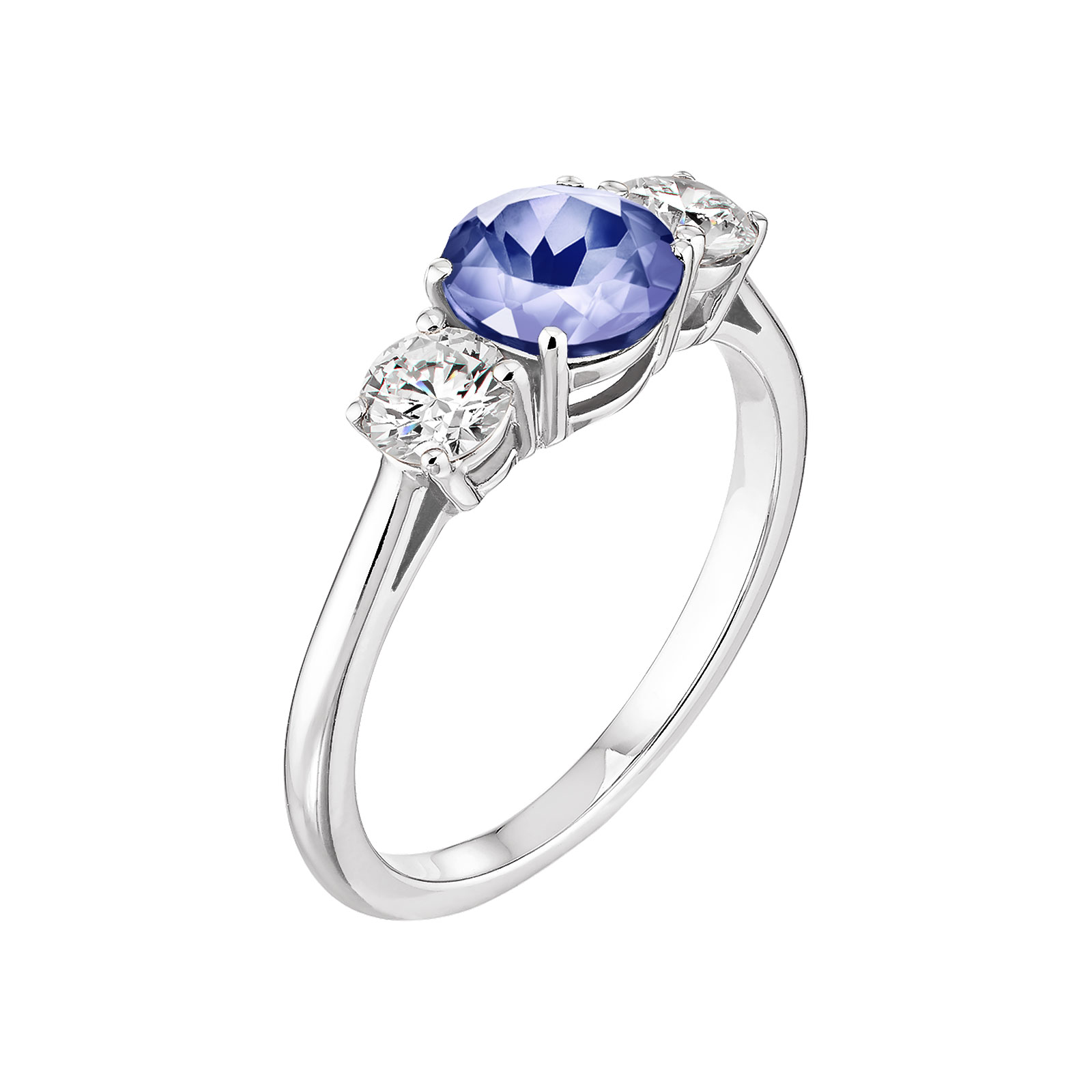 Bague Platine Tanzanite Lady Duo 1