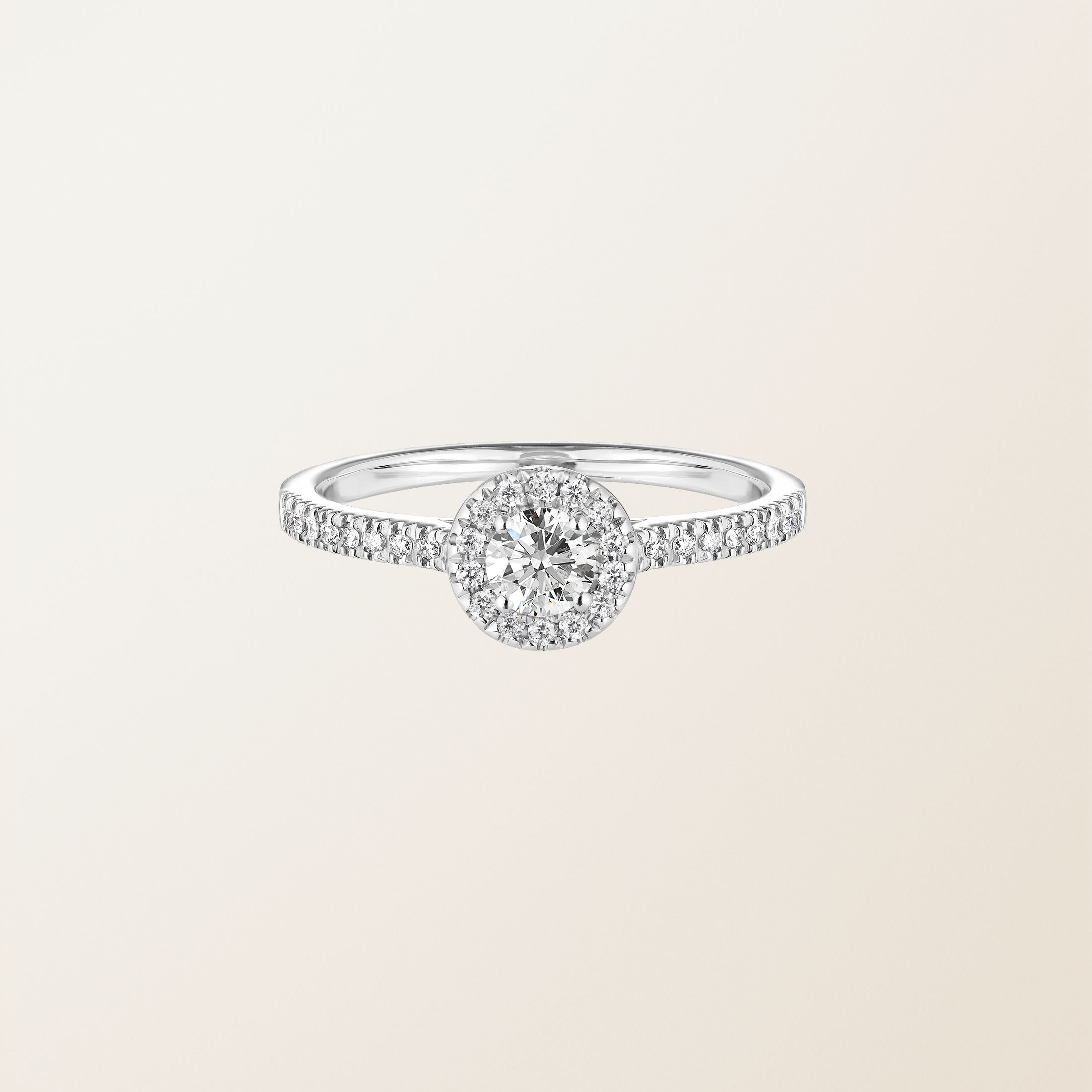 リング 18金ホワイトゴールド ダイヤモンド Rétromantique S Pavée
