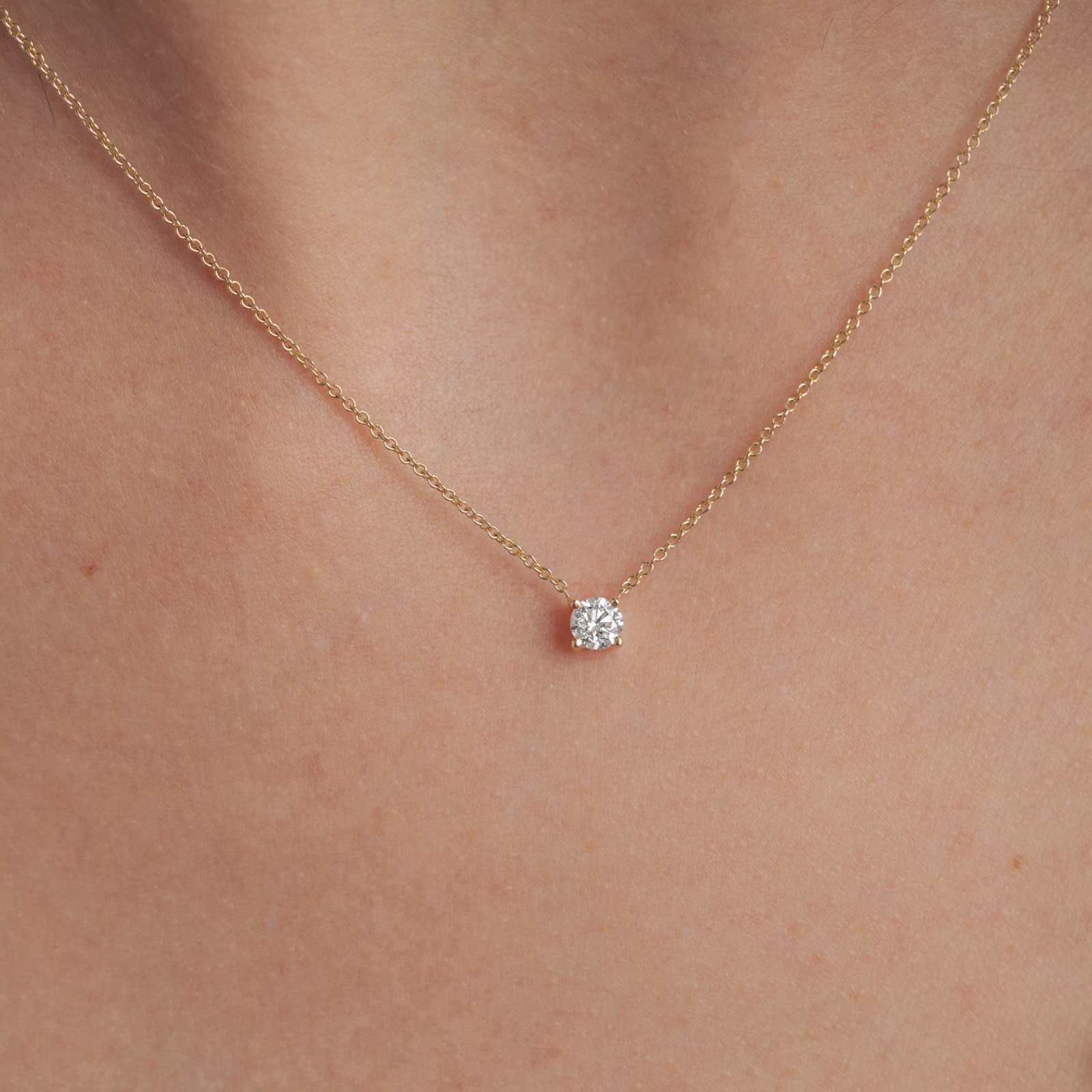 Pendant Rose gold Teal Sapphire Lady XL 1