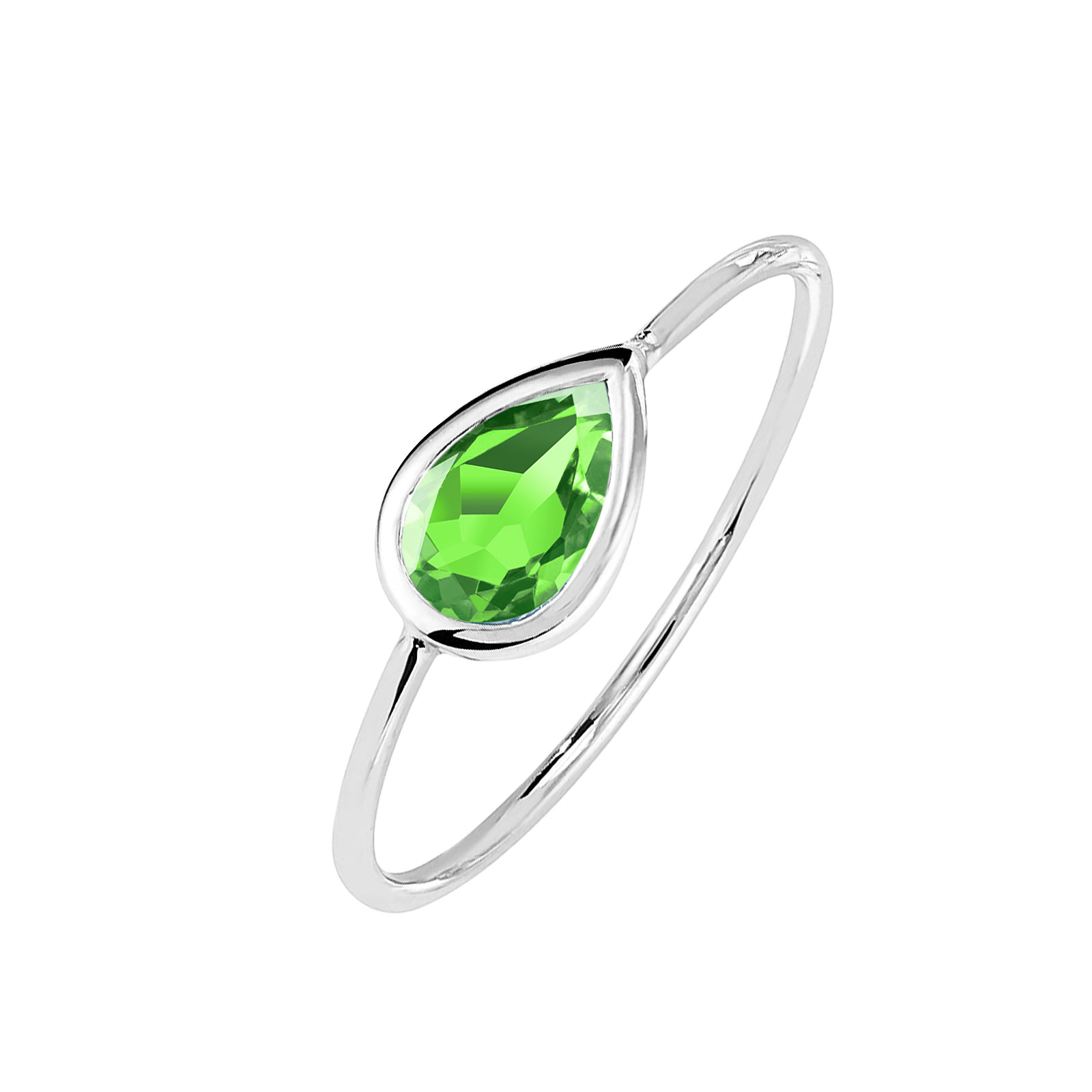 Bague Or blanc Tsavorite Gemmyorama 1