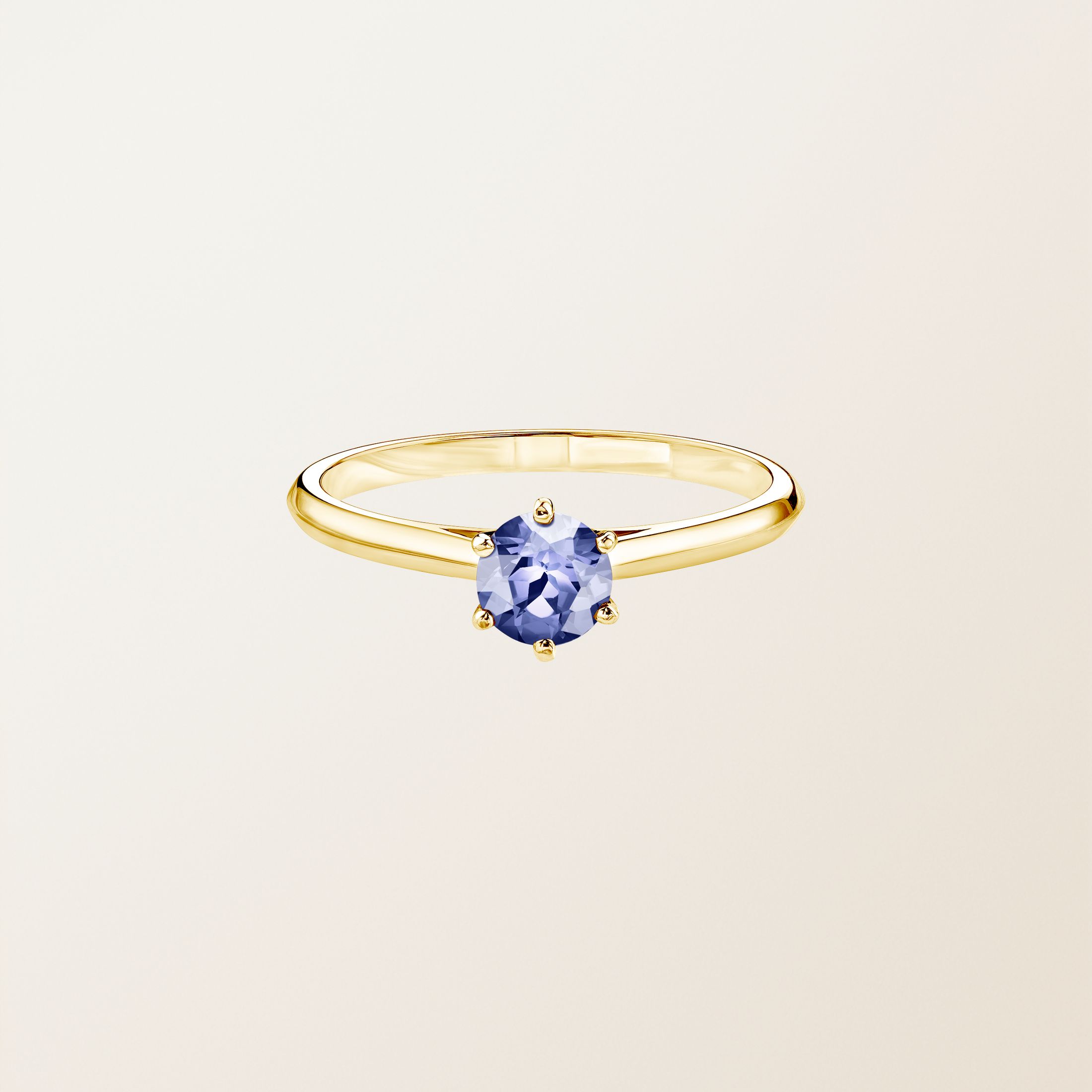 Bague Or jaune 18 cts Tanzanite Little Lady