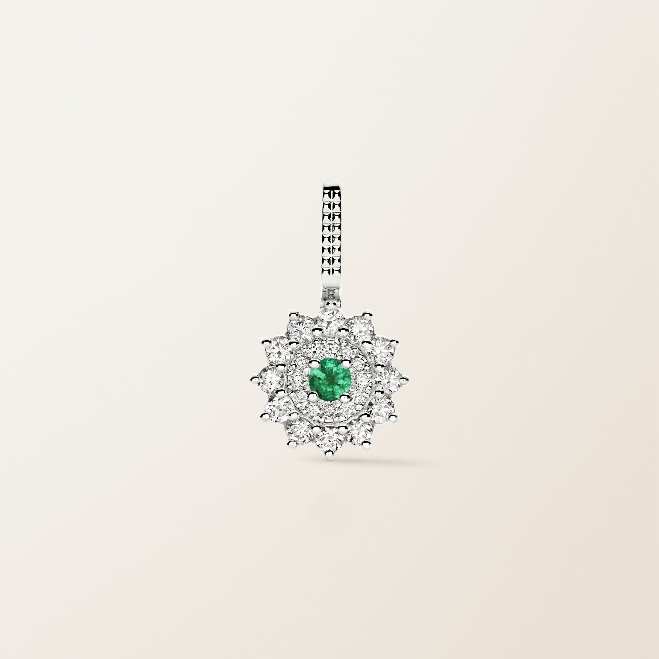 White gold, Emerald