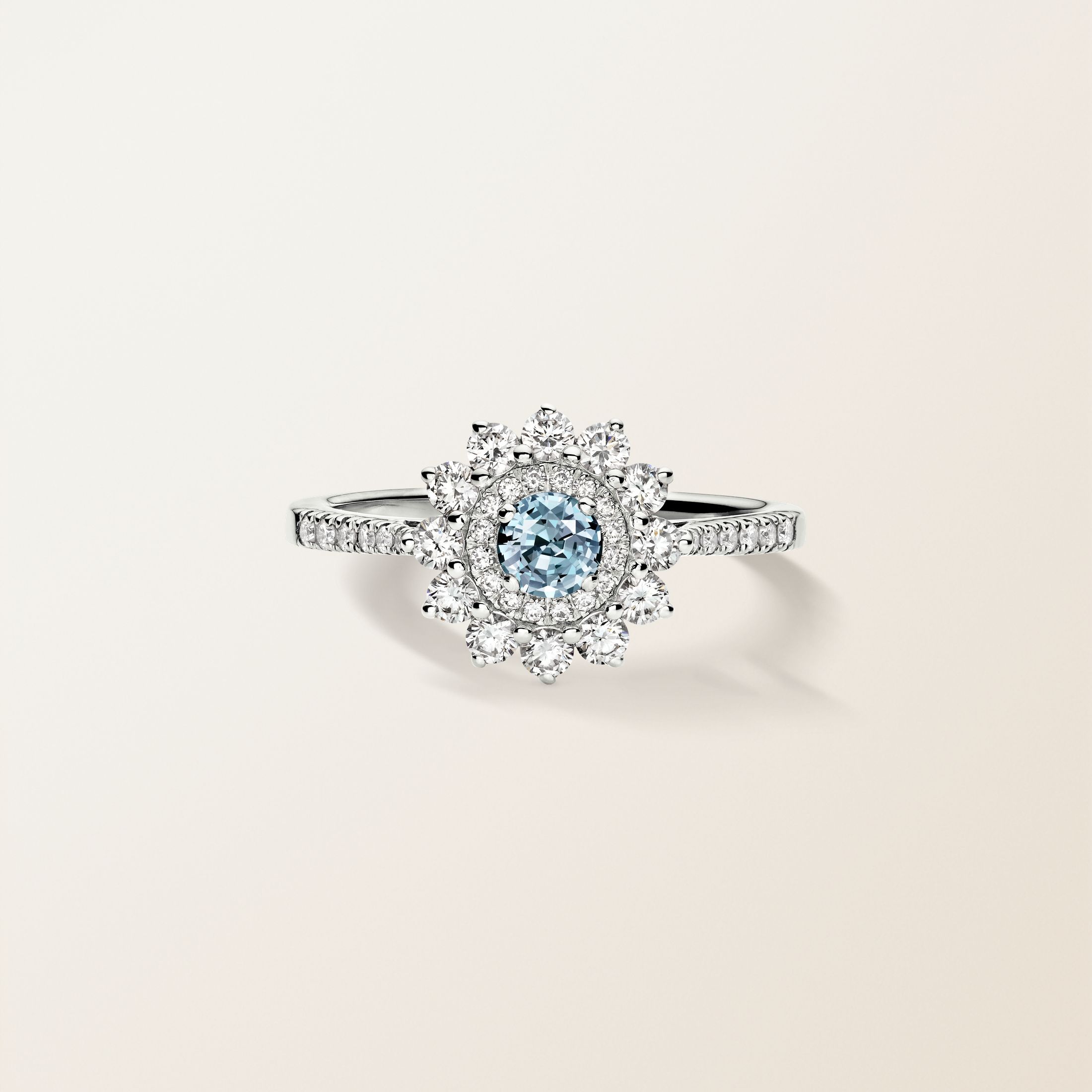 Or blanc, Aigue-marine