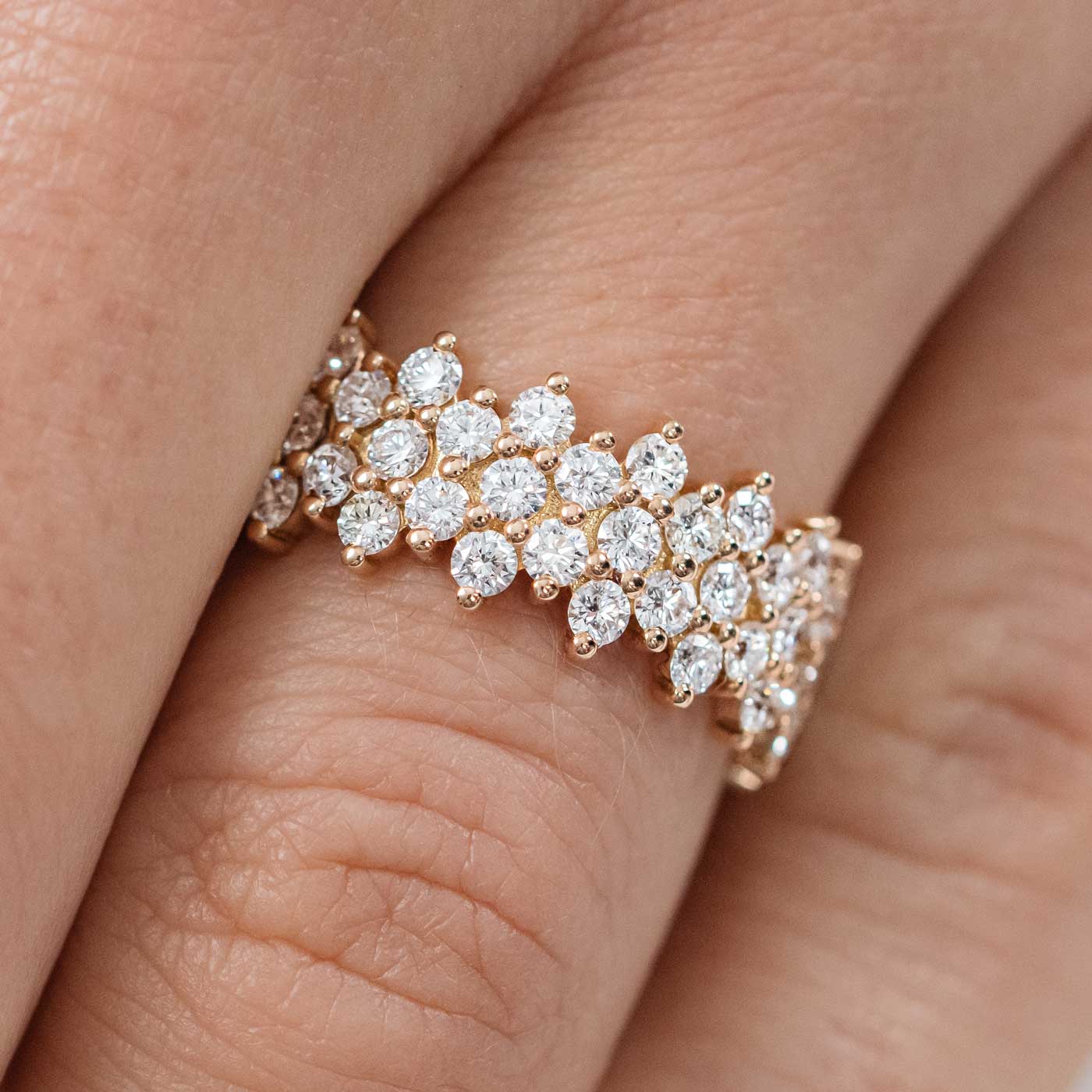 Bague Or blanc Diamant Paris 1901 XL 3