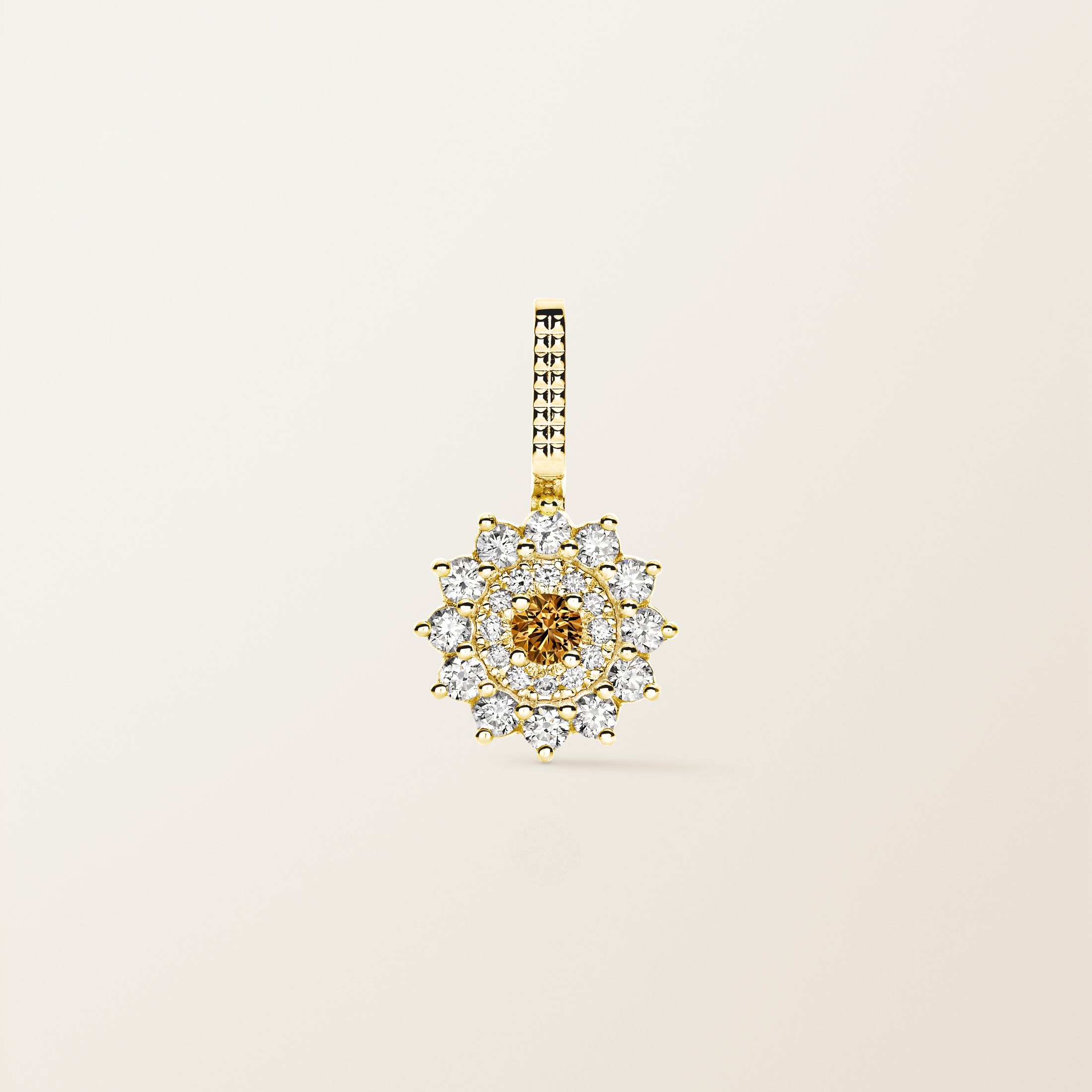 イエローゴールド, コニャック ダイヤモンド