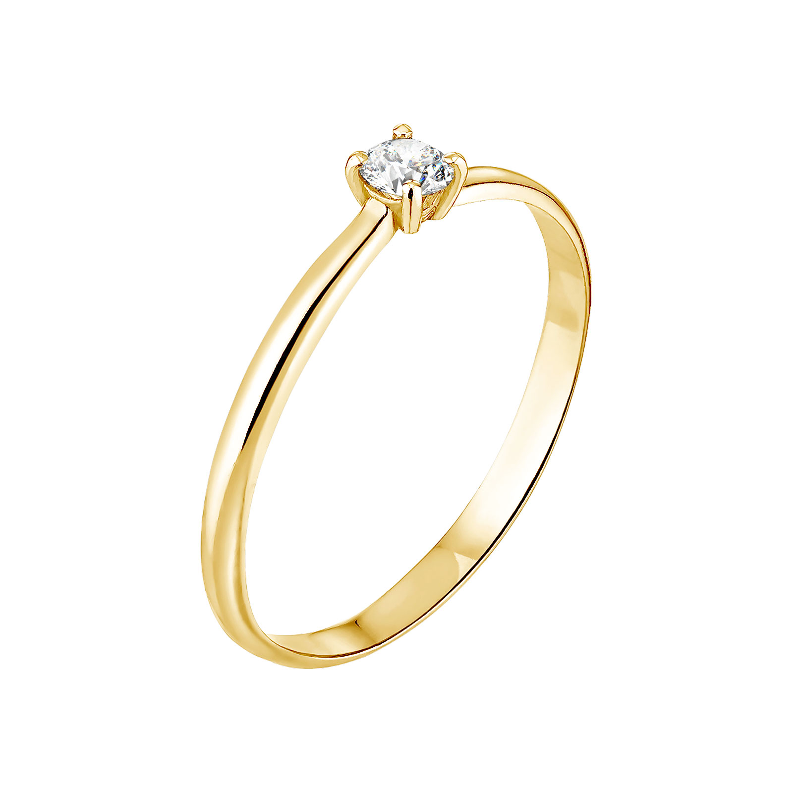 Bague Or jaune Diamant Mini Lady 1