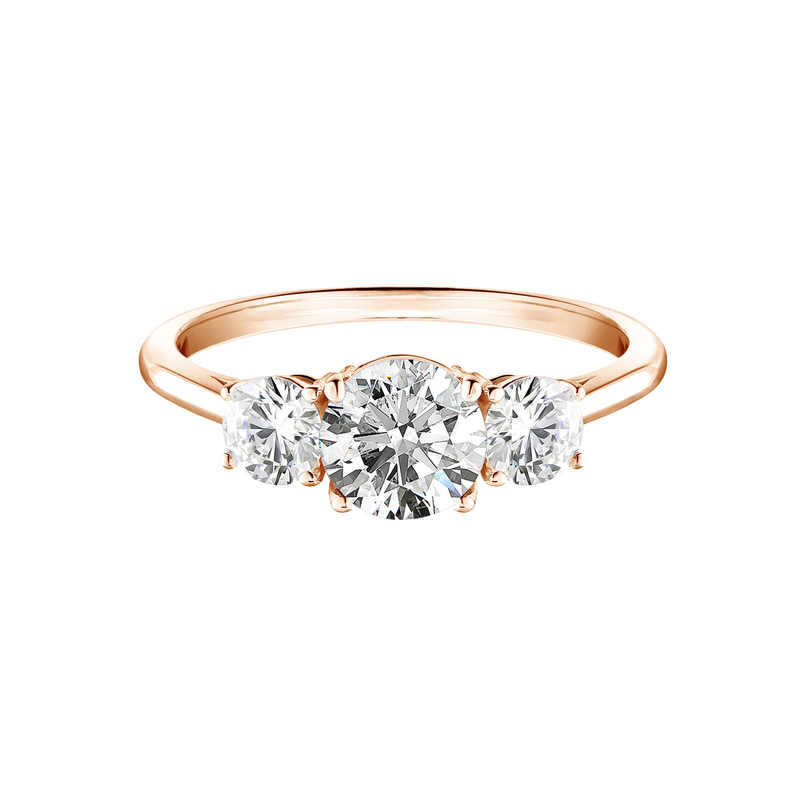 Bague Or rose Diamant Little Lady Duo 1