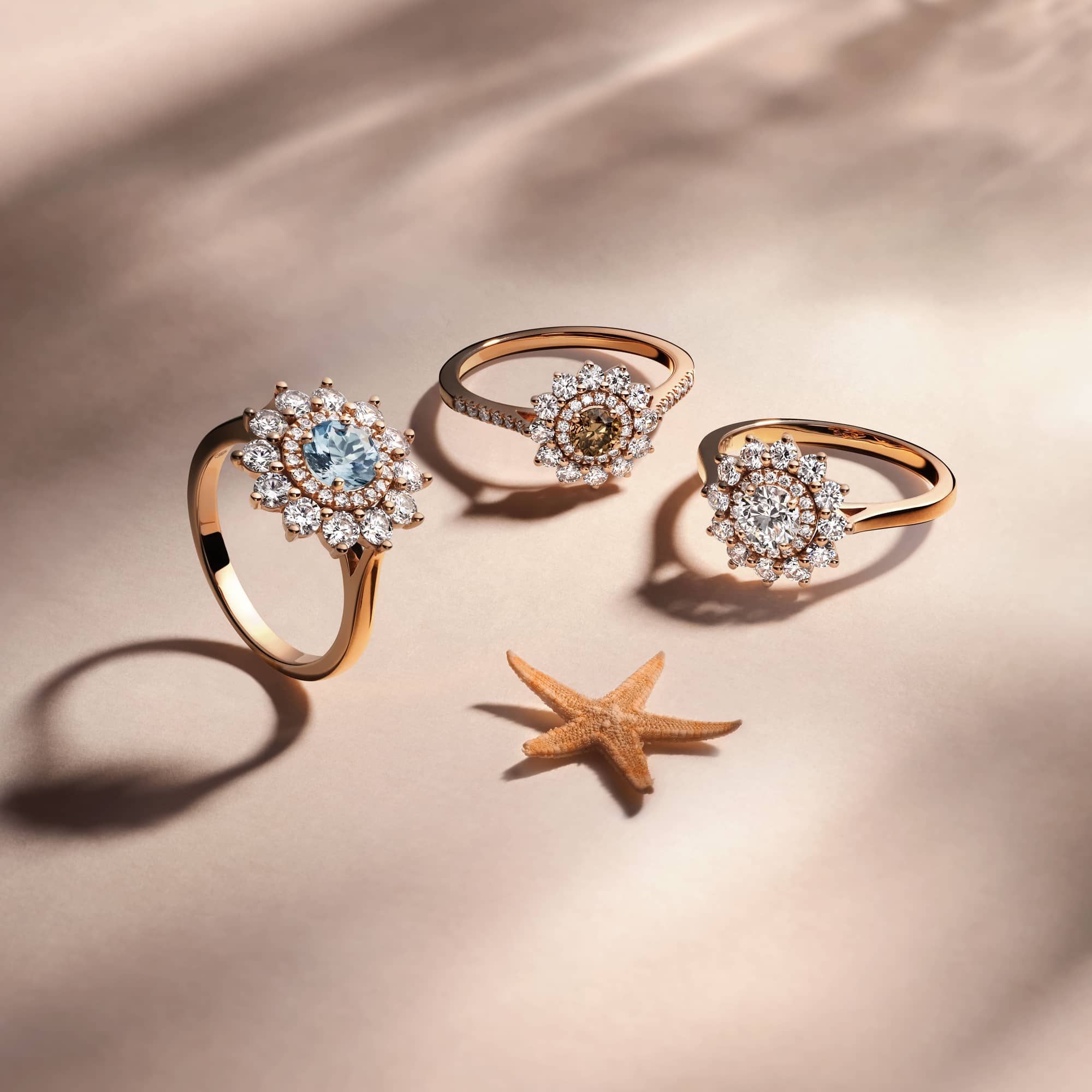 Ring White gold Tsavorite and diamonds Lefkos 6 mm 5