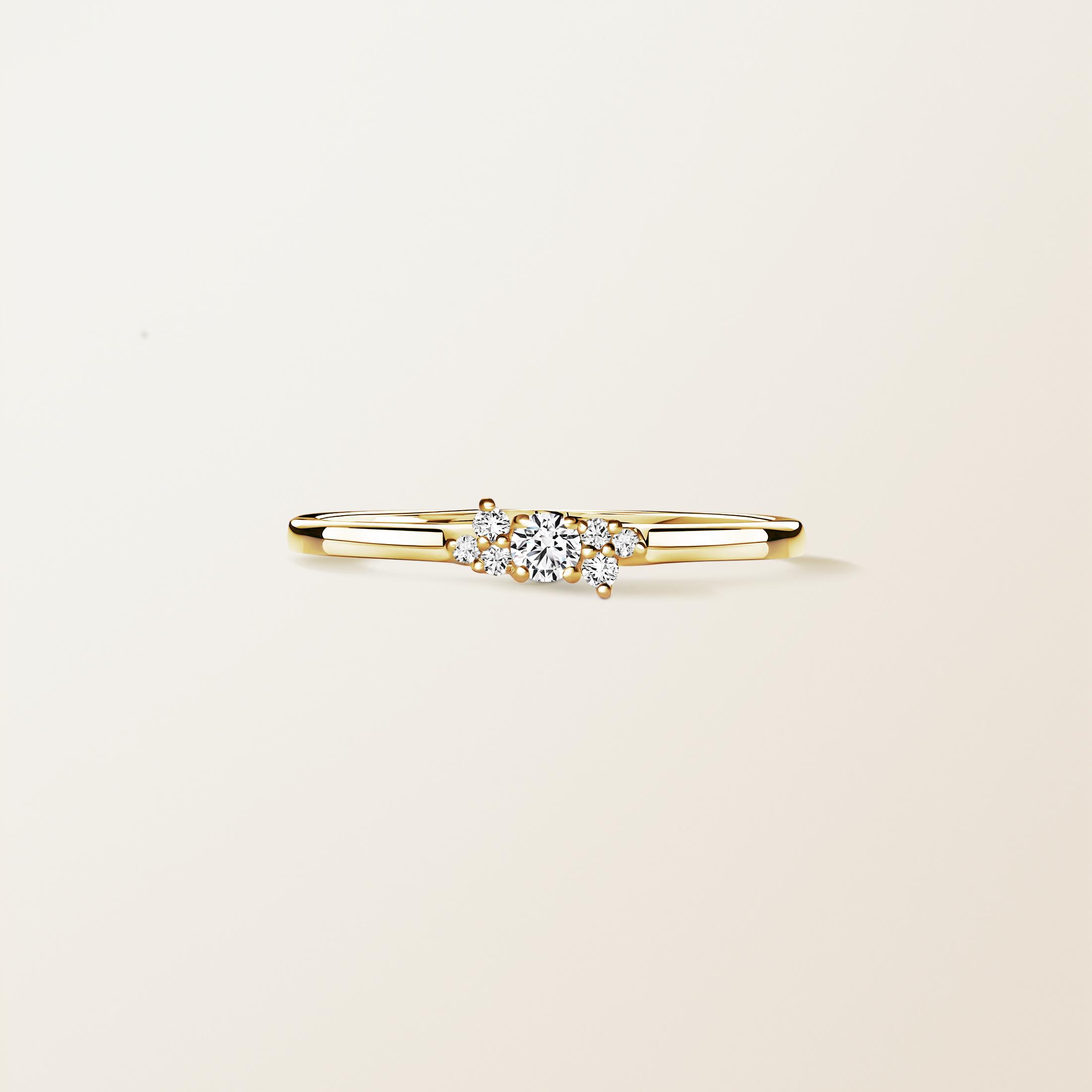 Yellow gold, Diamond