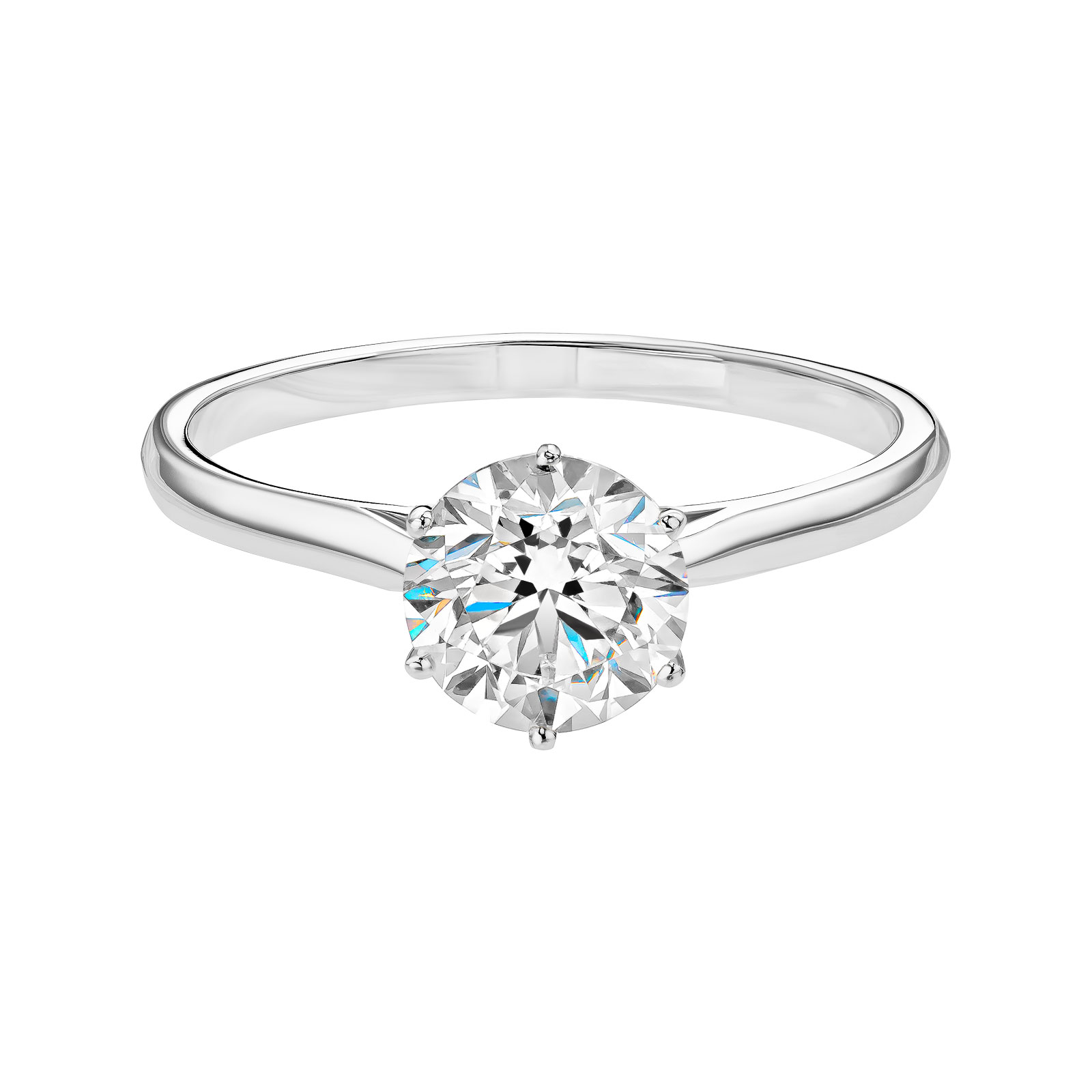 Bague Or blanc Diamant Lady 1 ct 1