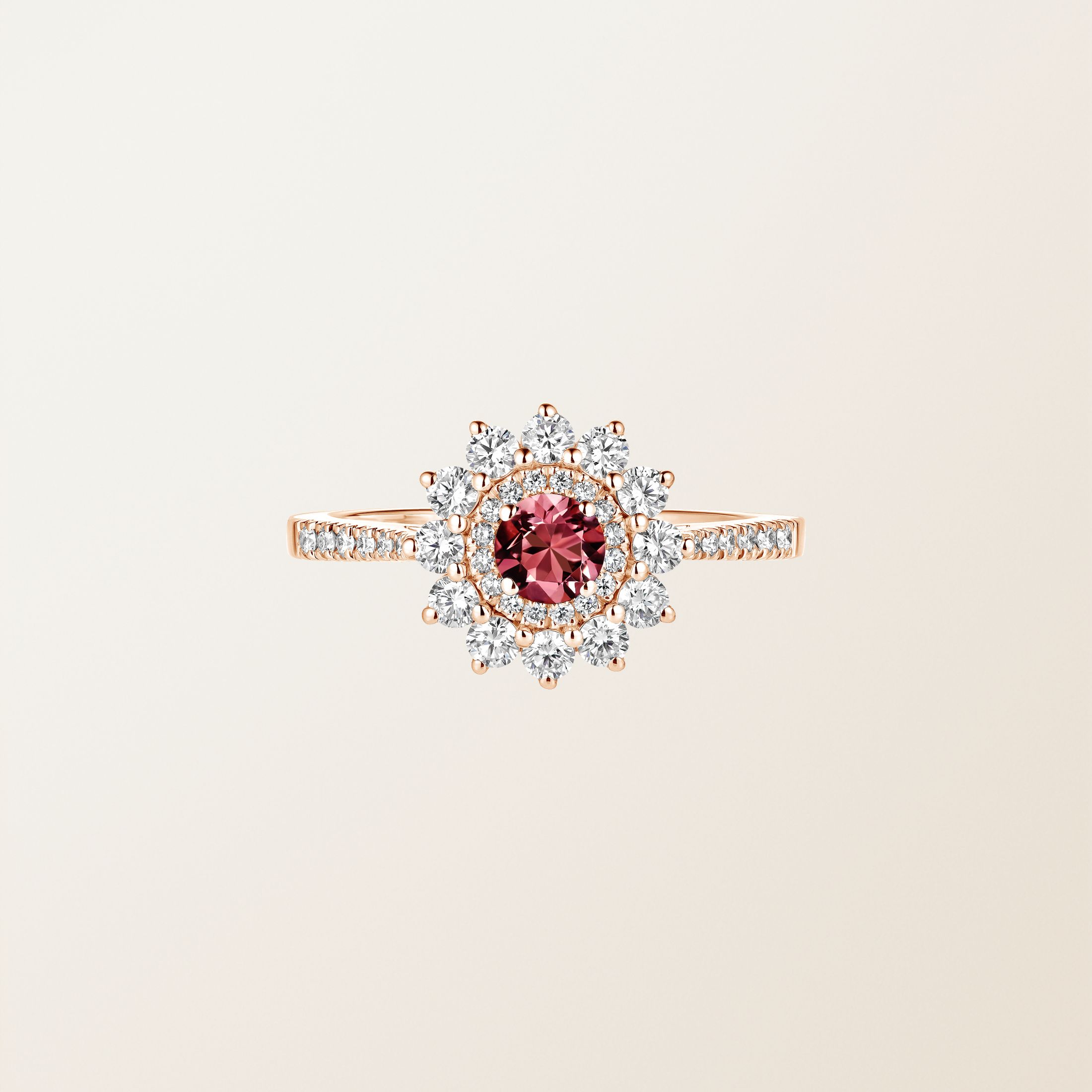 Or rose, Saphir Carmin