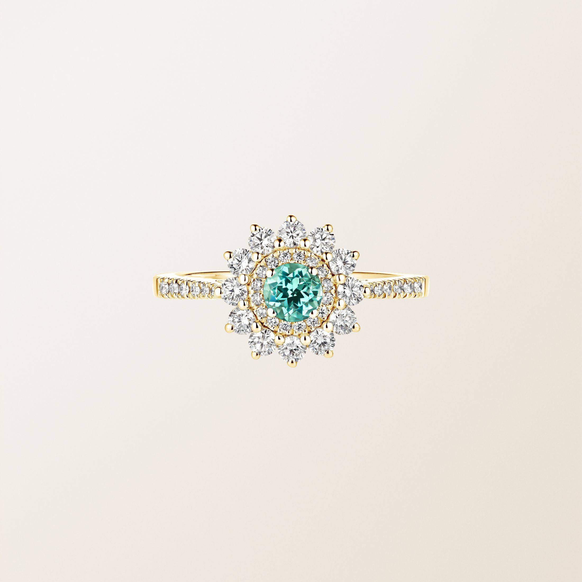 Or jaune, Tourmaline Mint