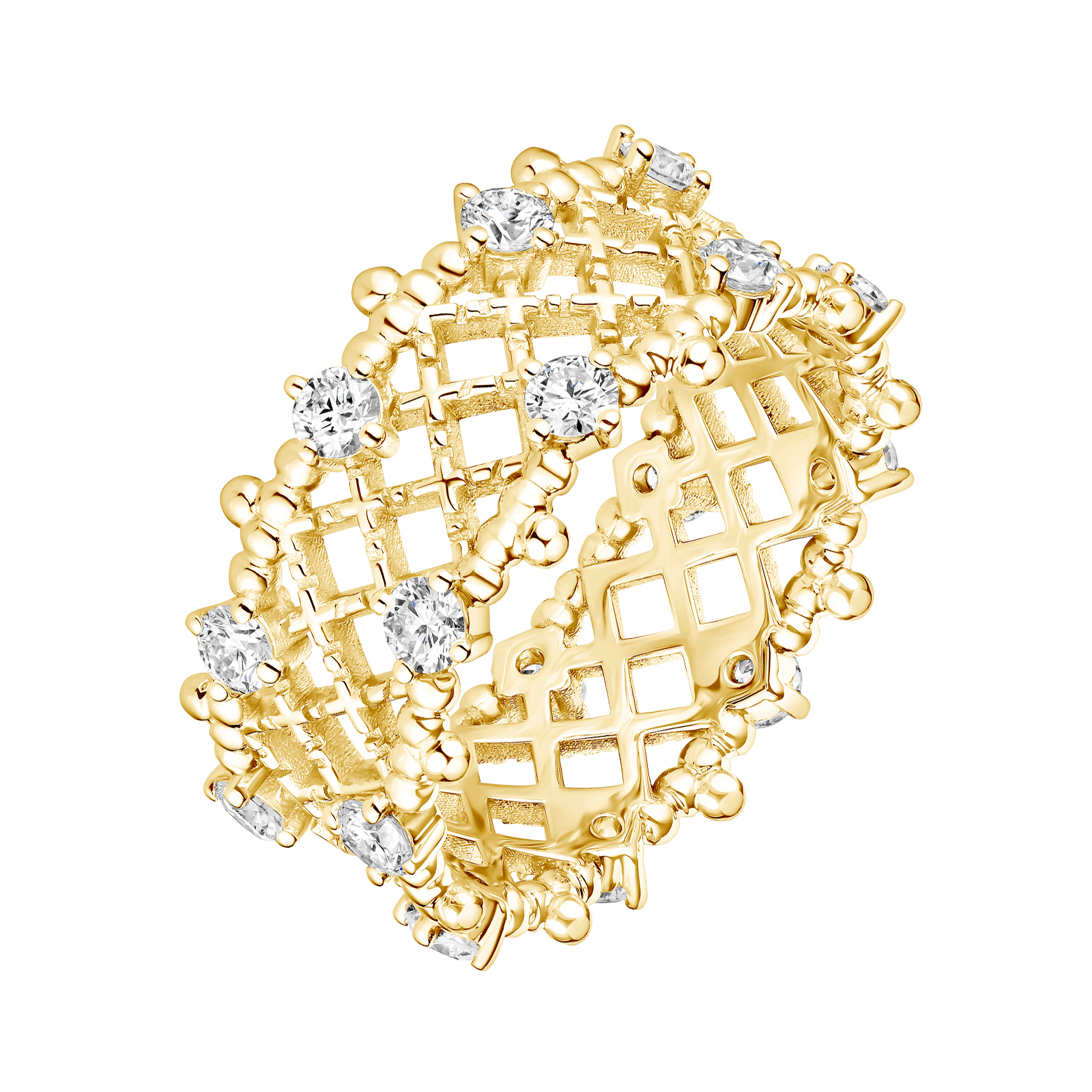 Bague Or jaune Diamant RétroMilano Prima S 1