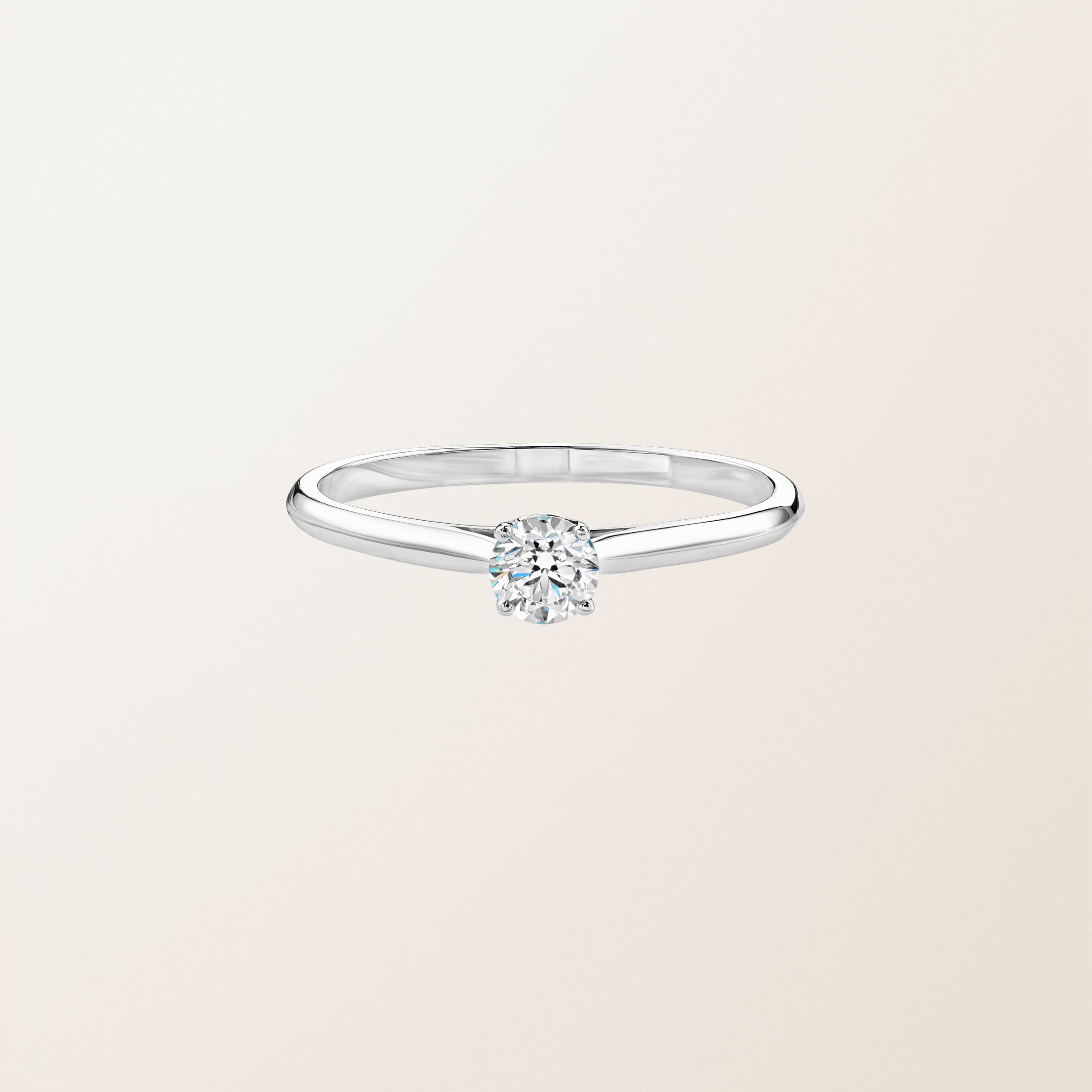 Bague Or blanc 18 cts Diamant Baby Lady