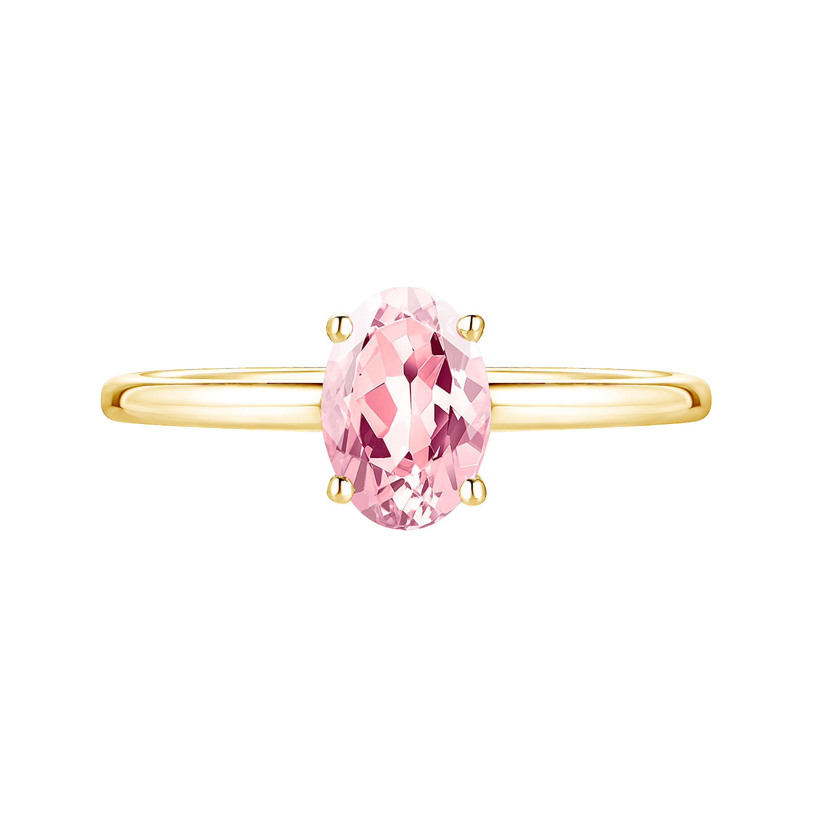 Bague Or jaune Tourmaline Lady Ovale 1