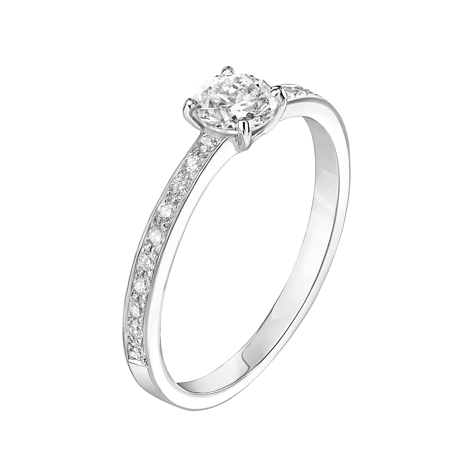 Bague Platine Diamant Milady 0,3 ct 1