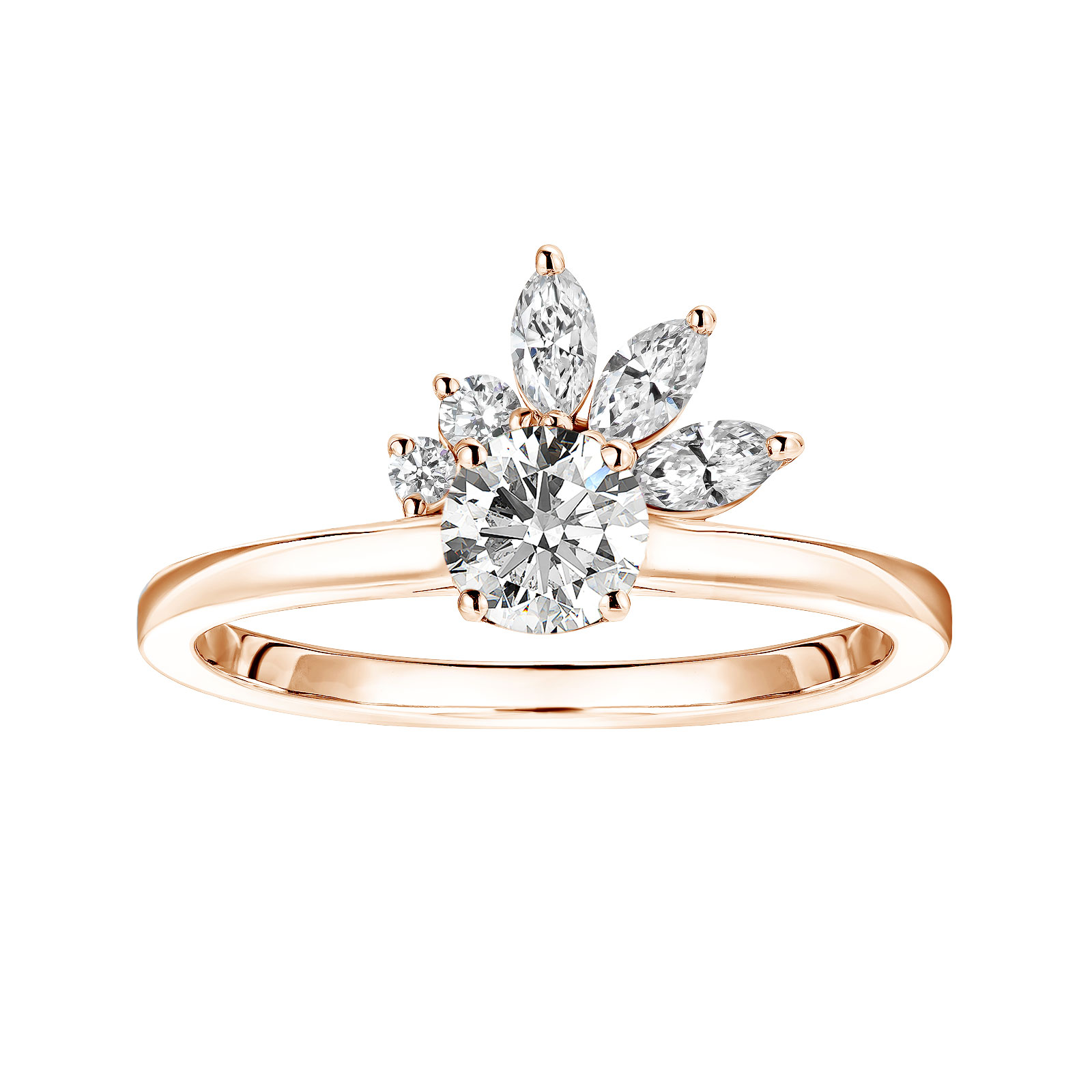Bague Or rose Diamant Little EverBloom 1