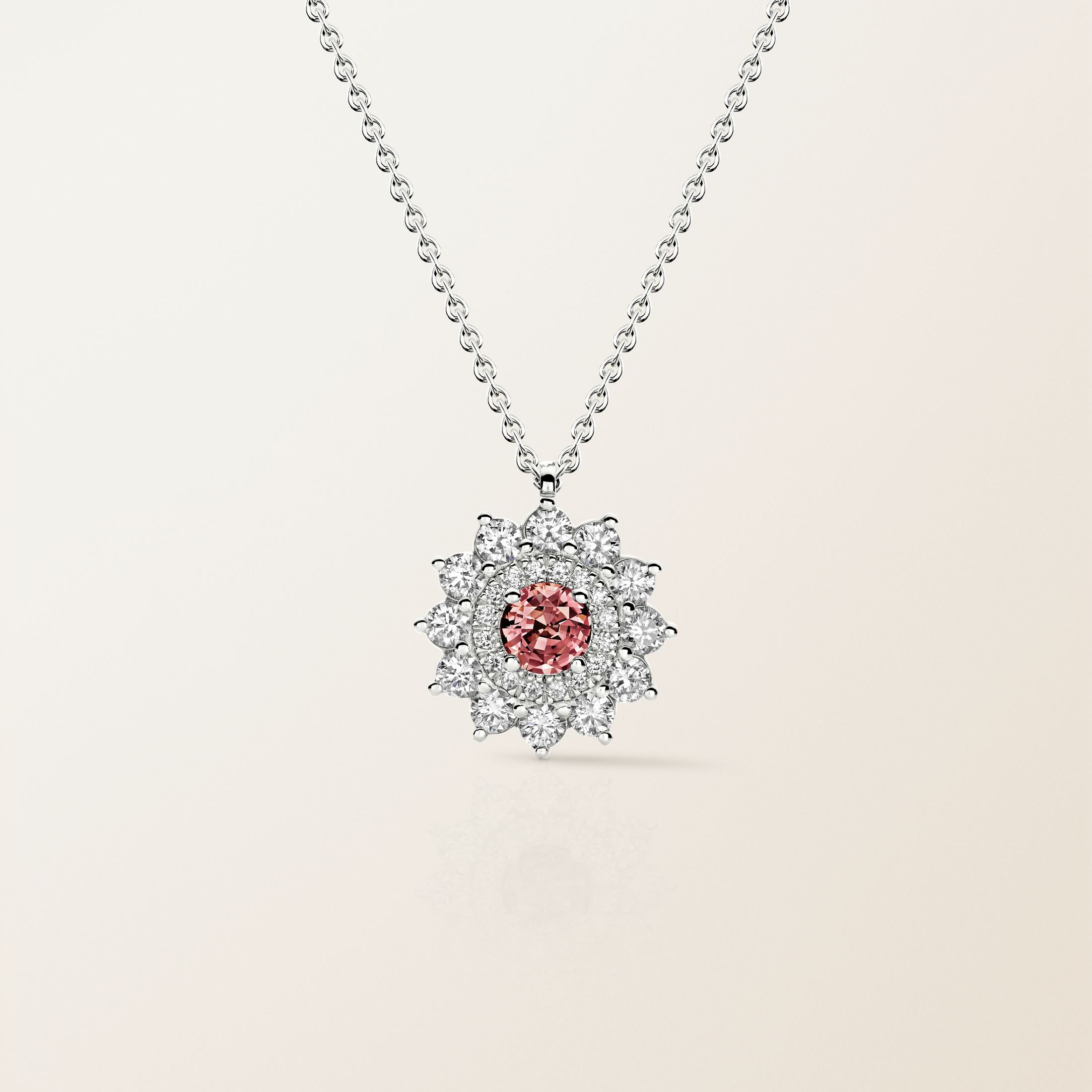 ホワイトゴールド, マラヤガーネット